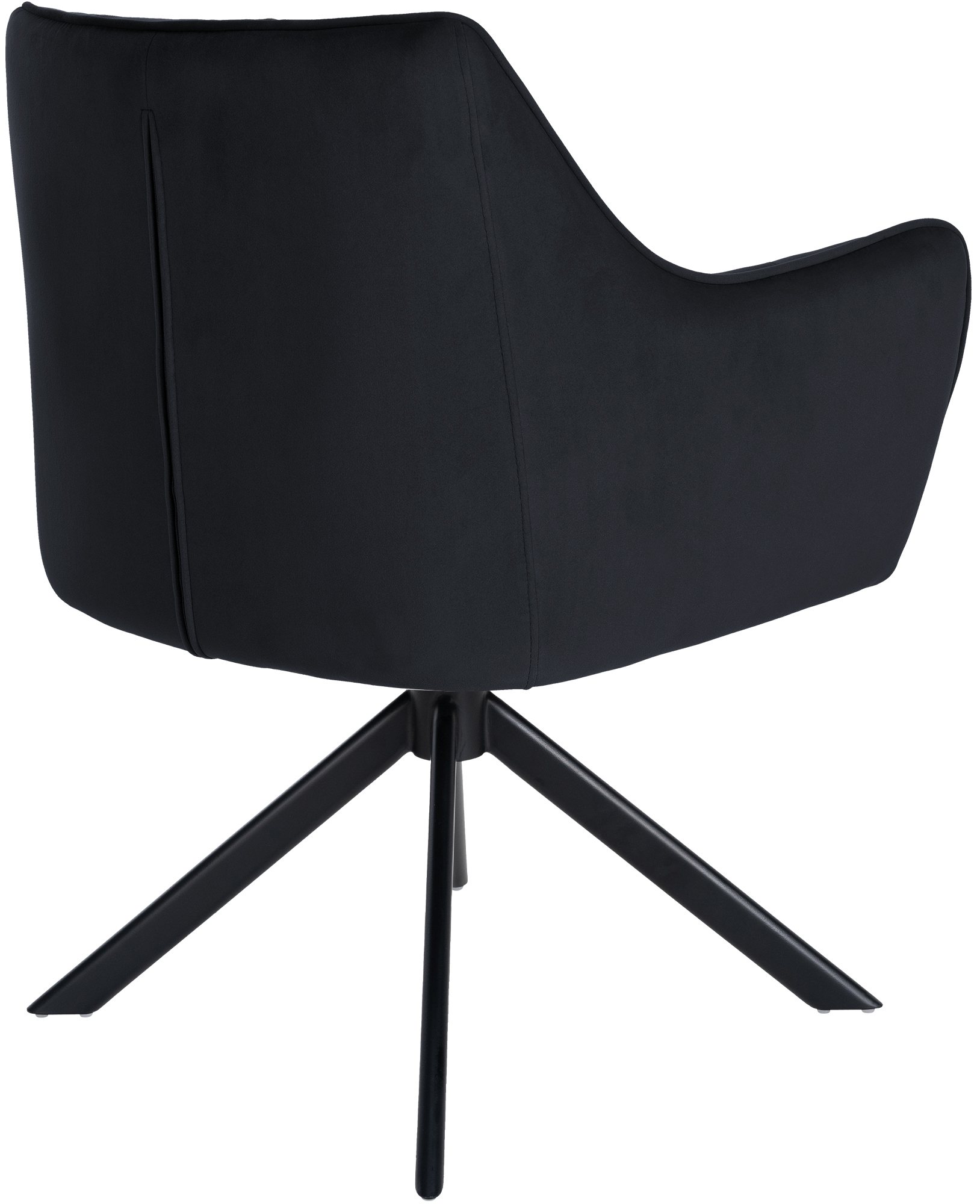 Chaise de salle à manger Swing revêtement velours