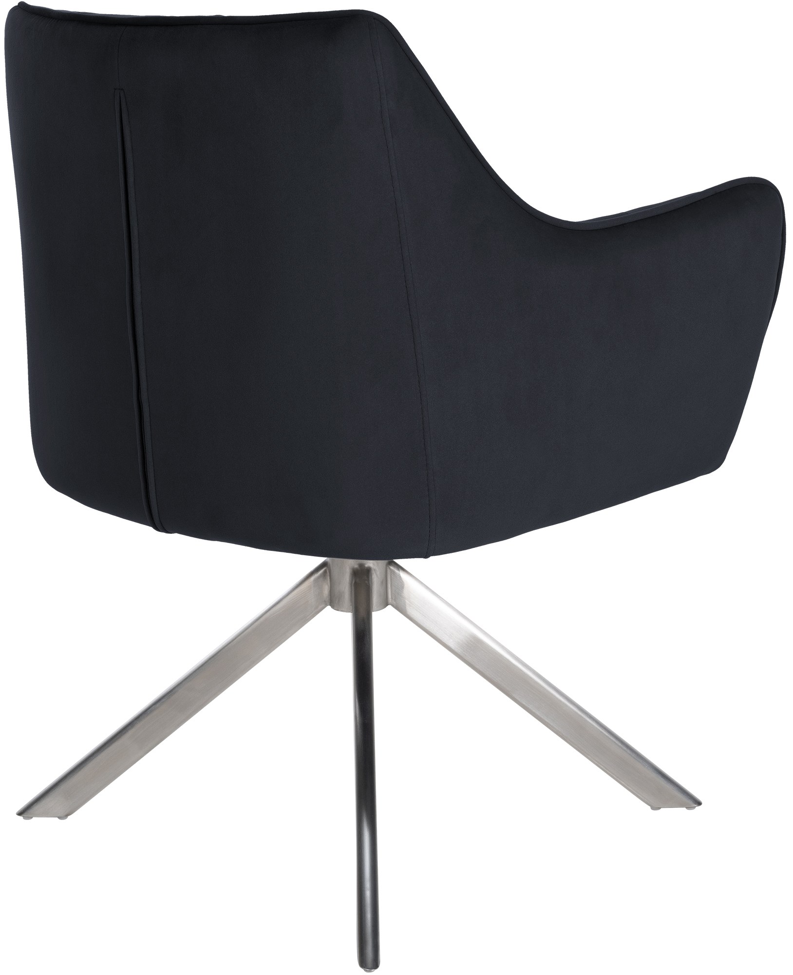 Chaise de salle à manger Swing revêtement velours