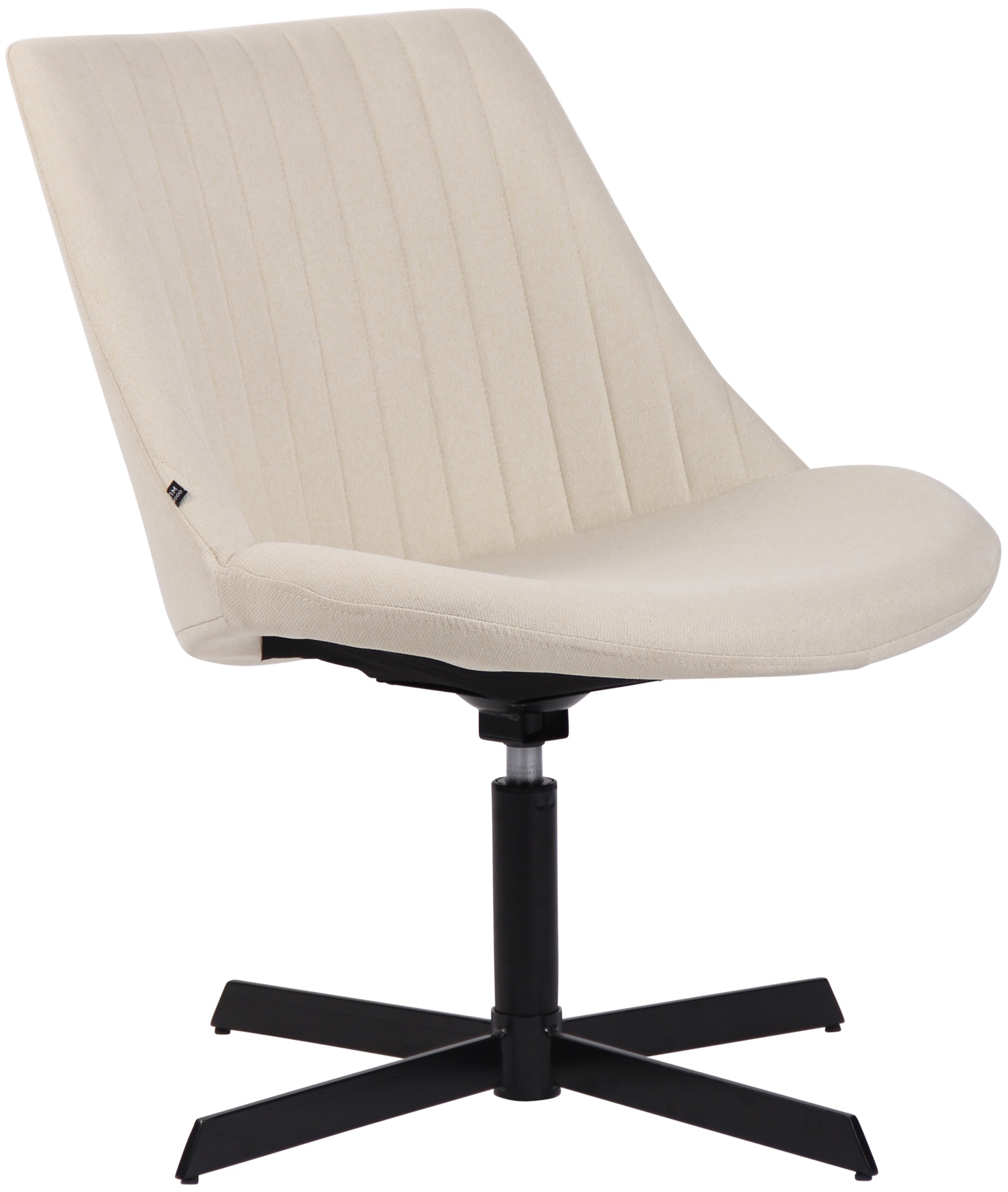Chaise lounge Granby en Tissu avec Pied en métal