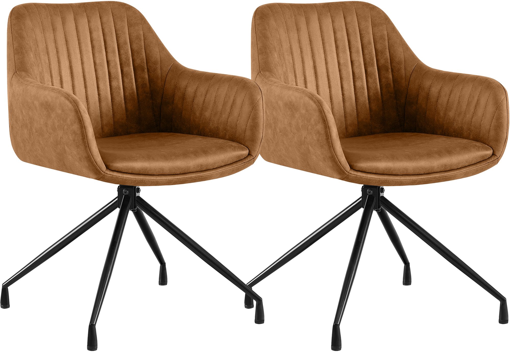 Lot de 2 chaises de salle a manger Novanis