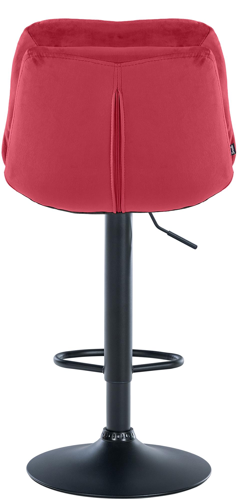 Tabouret de bar Laurel velours