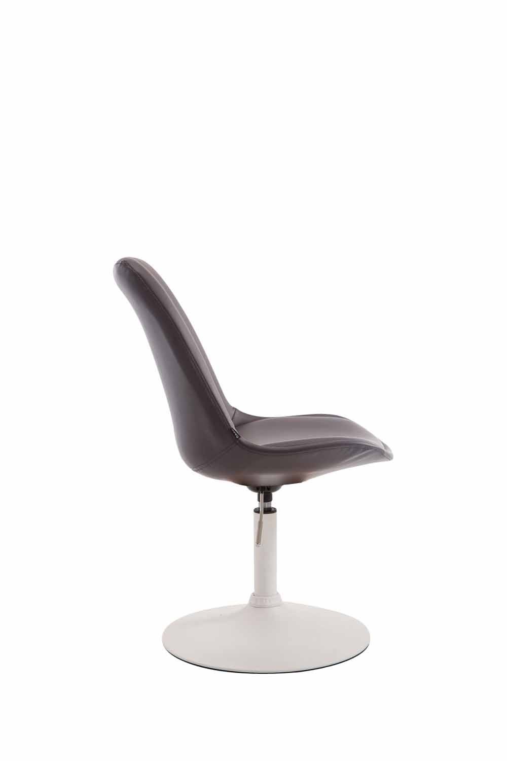 Chaise de salle à manger Maverick en similicuir avec pied trompette