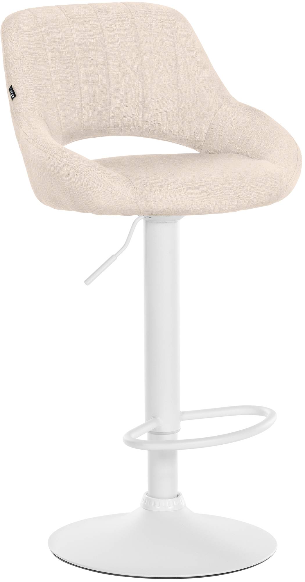 Tabouret de bar Milet en tissu