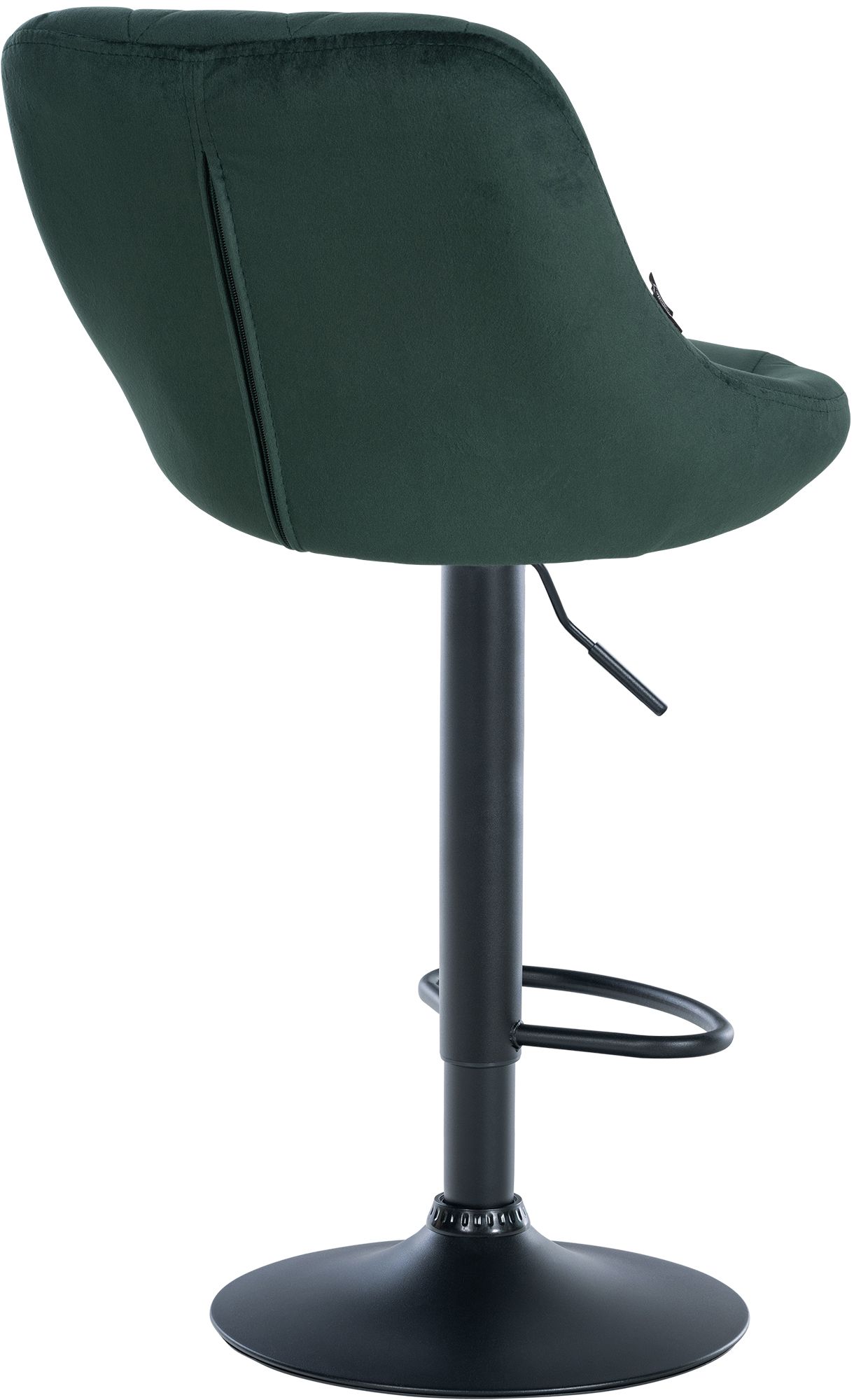 Lot de 2 tabourets de bar Lazio velours