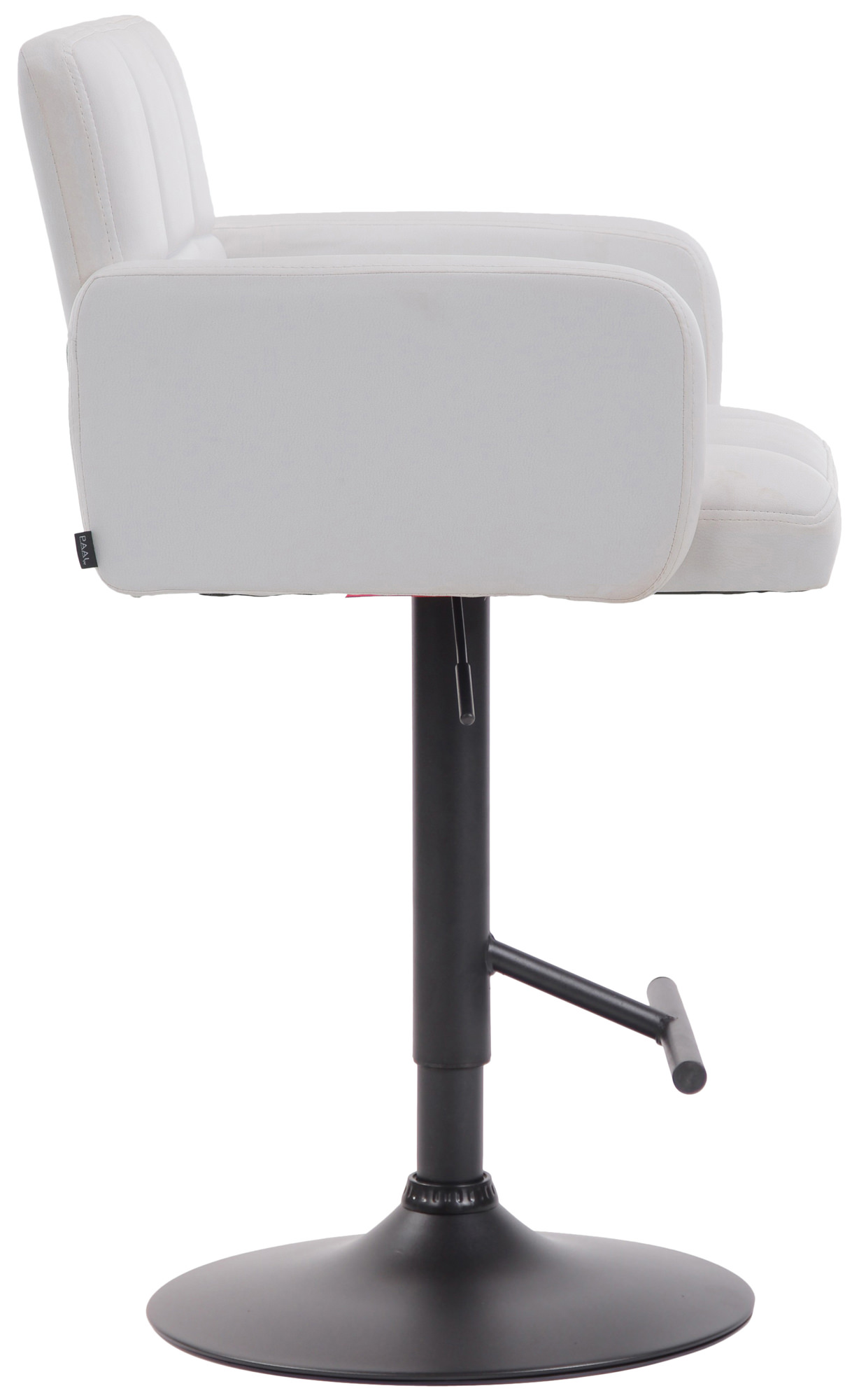 Tabouret de bar Los Angeles similicuir avec pied en métal