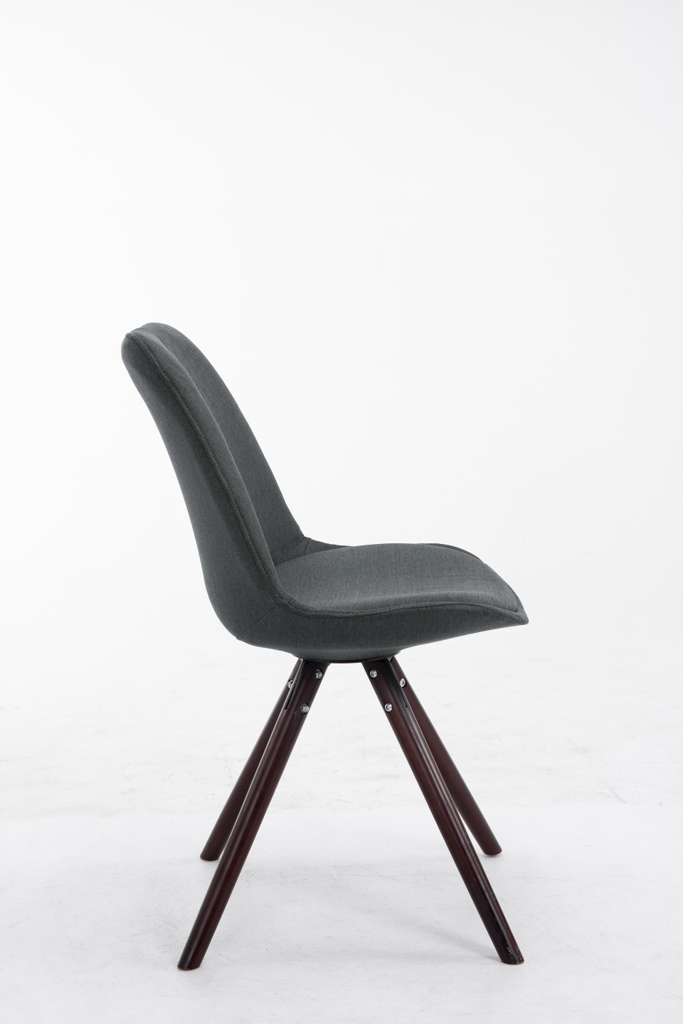 Chaise Toulouse tissu pieds ronds