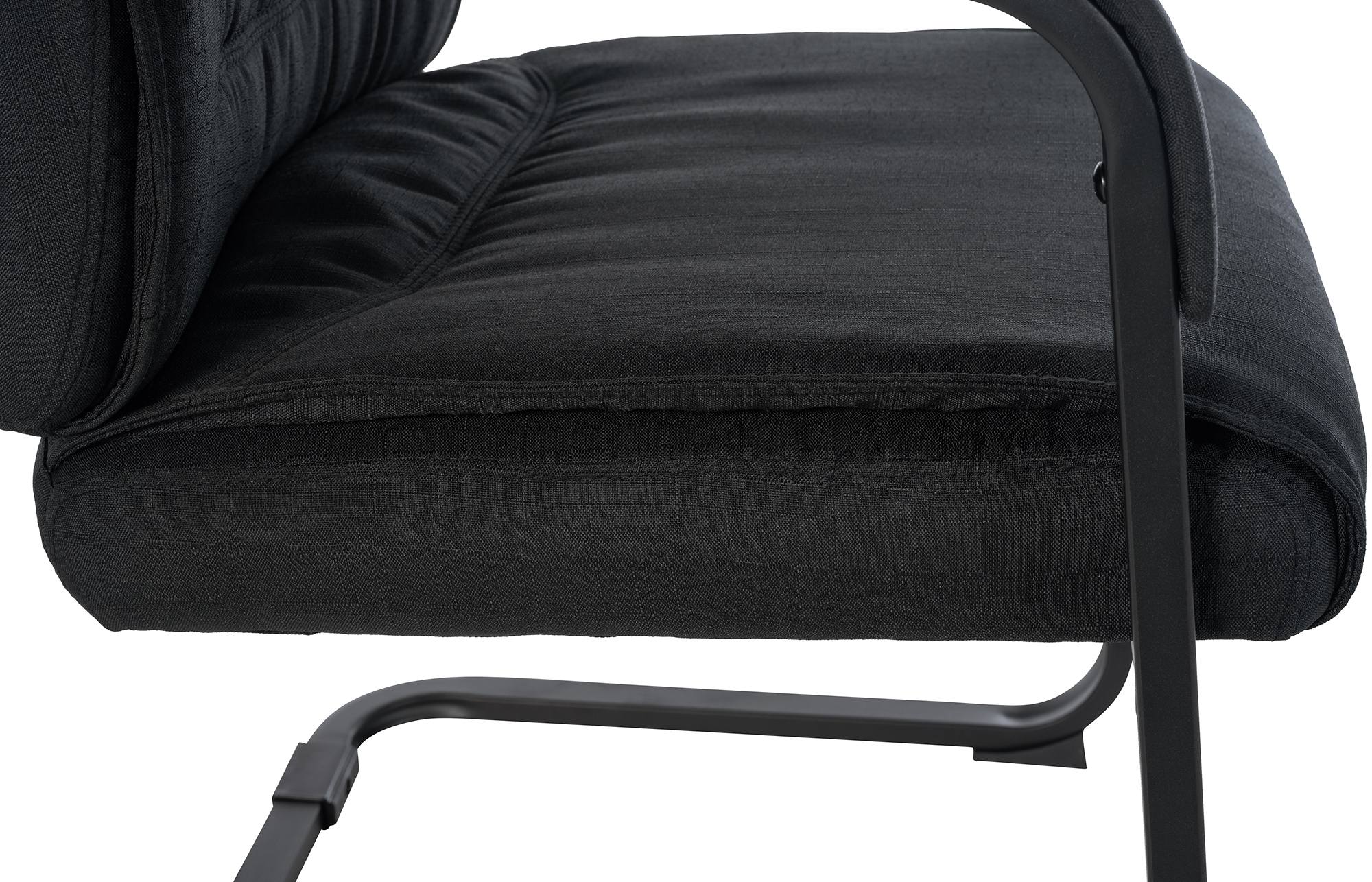 Chaise visiteur XXL Anubis tissu