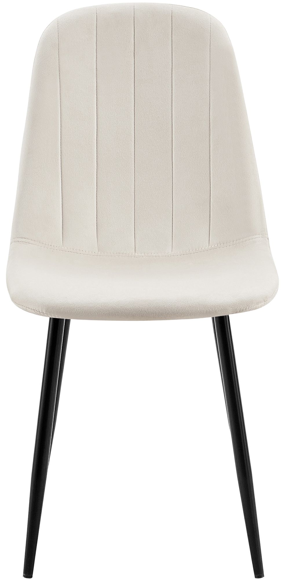 Lot de 4 chaises de salle a manger Baxter en velours