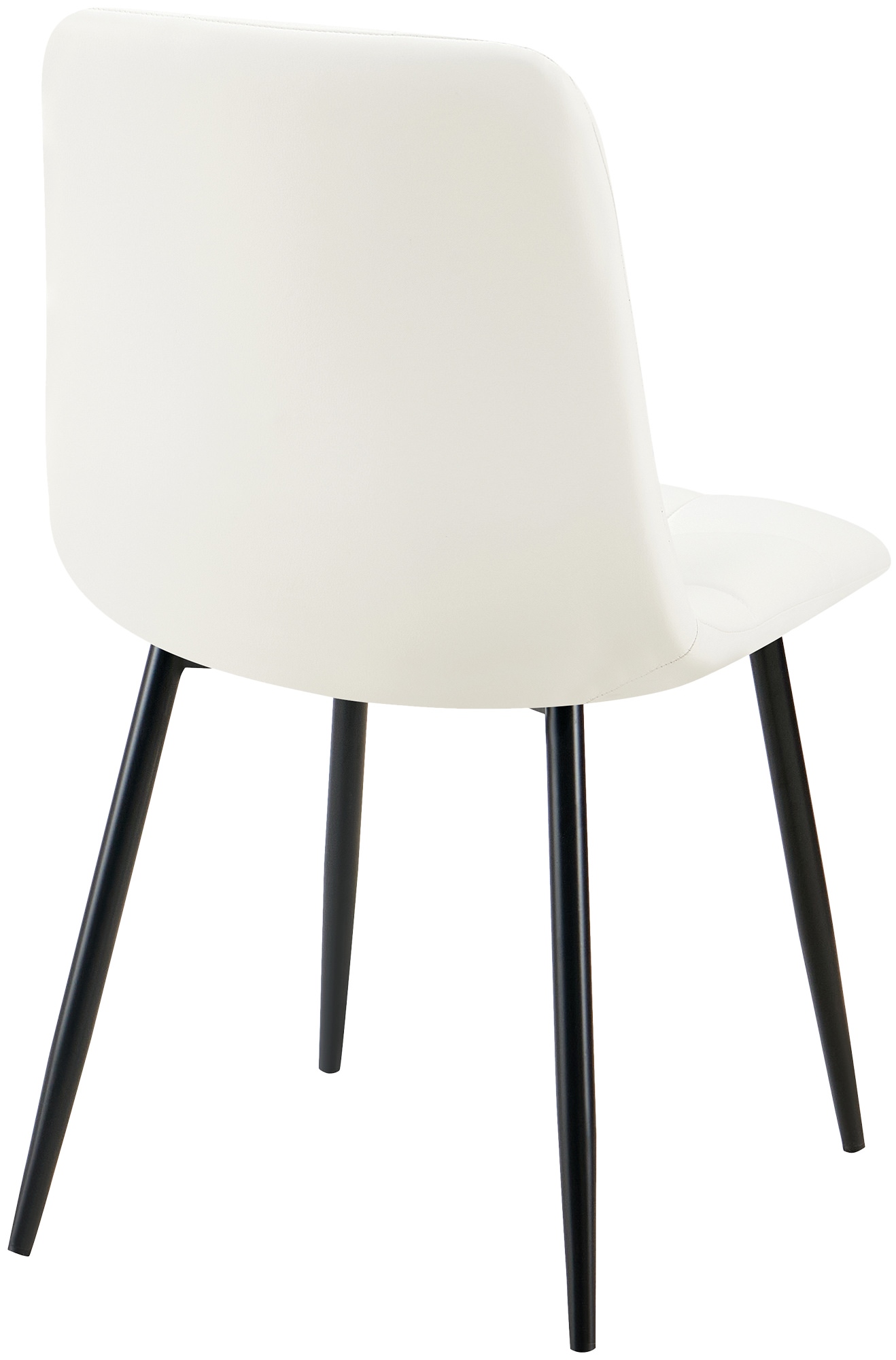 Lot de 4 chaises de salle à manger Antibes similicuir