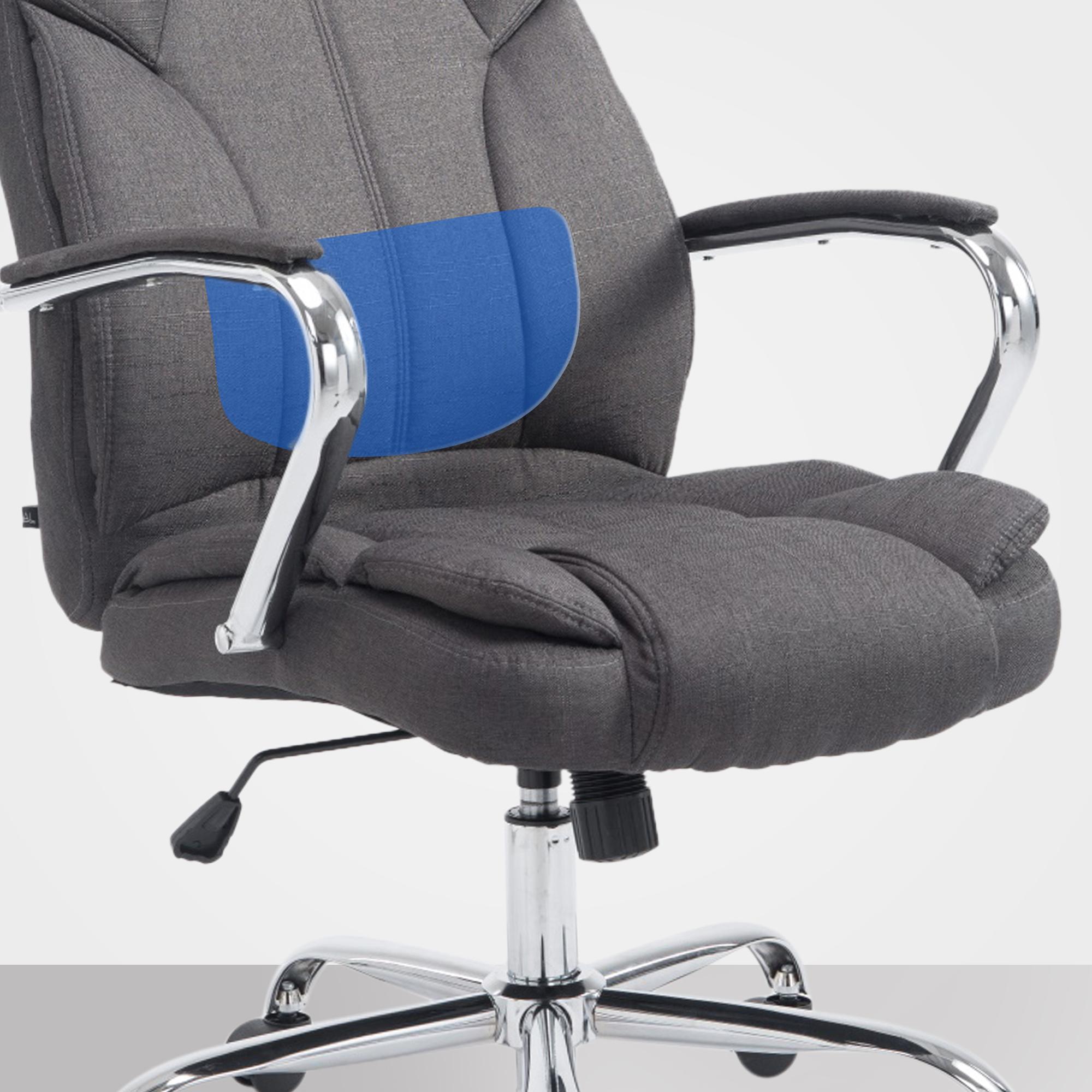 Fauteuil de bureau XXL Xanthos en Tissu capacité de charge de 210 kg