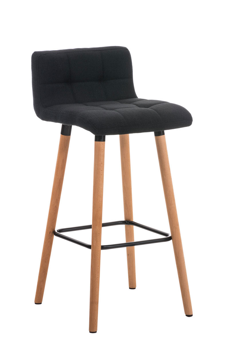 Lot de 2 Tabourets de Bar Lincoln V2 Tissu