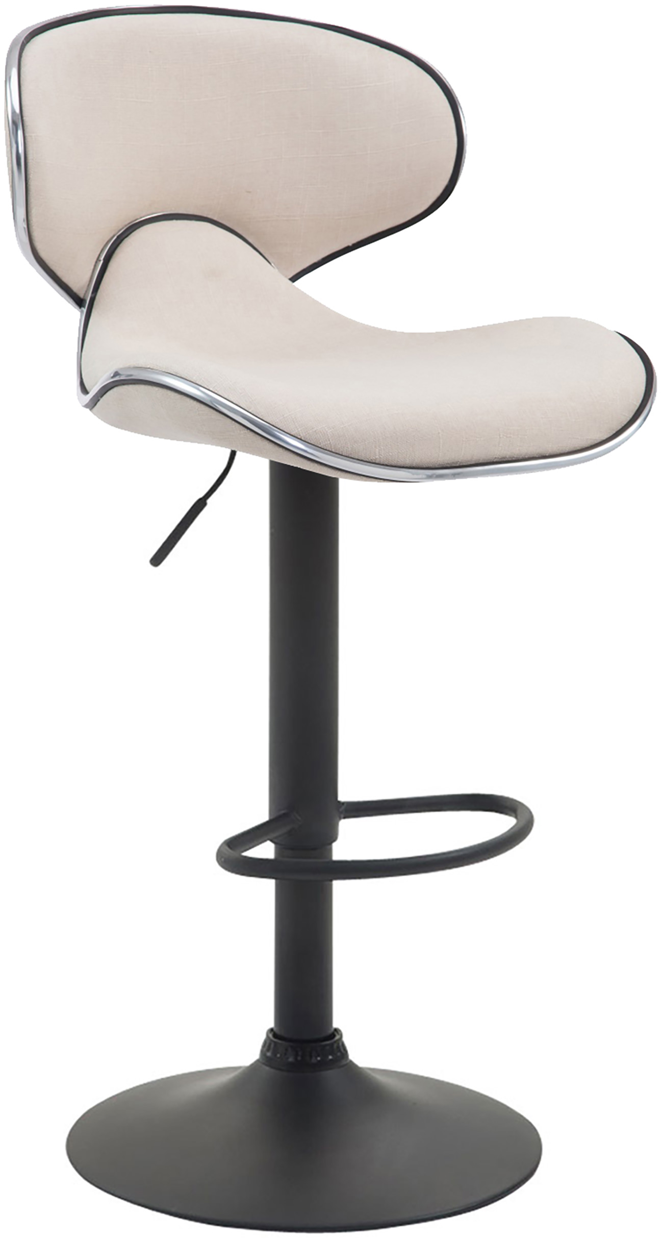Lot de 2 tabourets de bar Las Vegas V2 en tissu