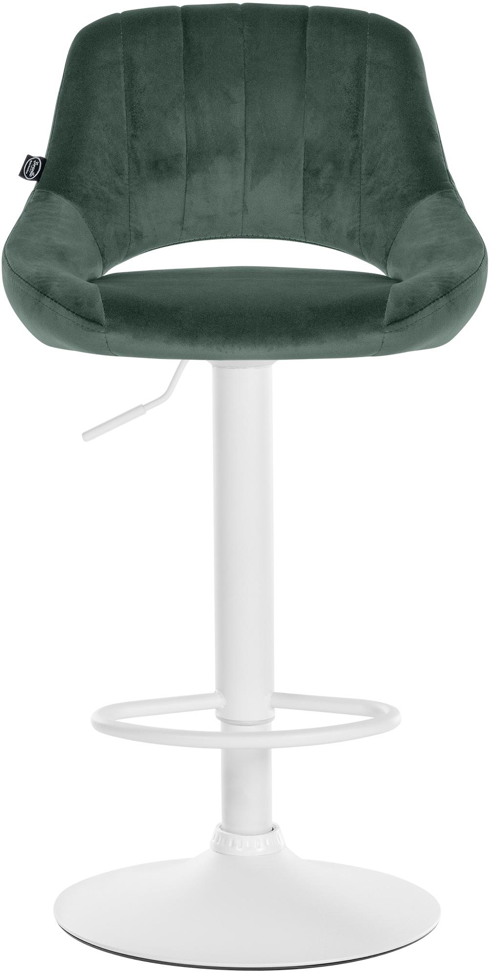 Tabouret de bar Milet en velours
