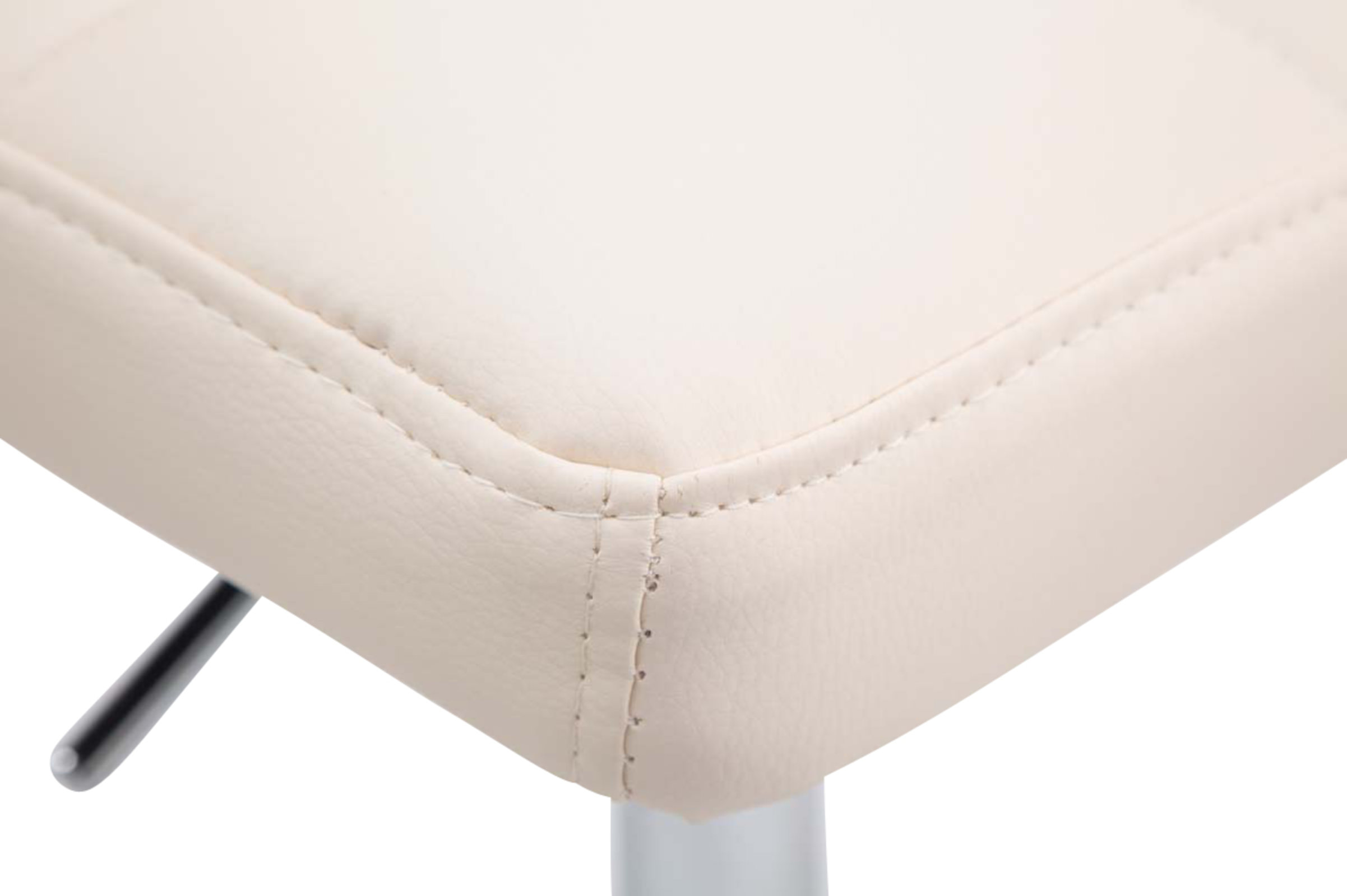 Lot de 4 chaises lounge Palma V2 en similicuir ajustable et pivotant