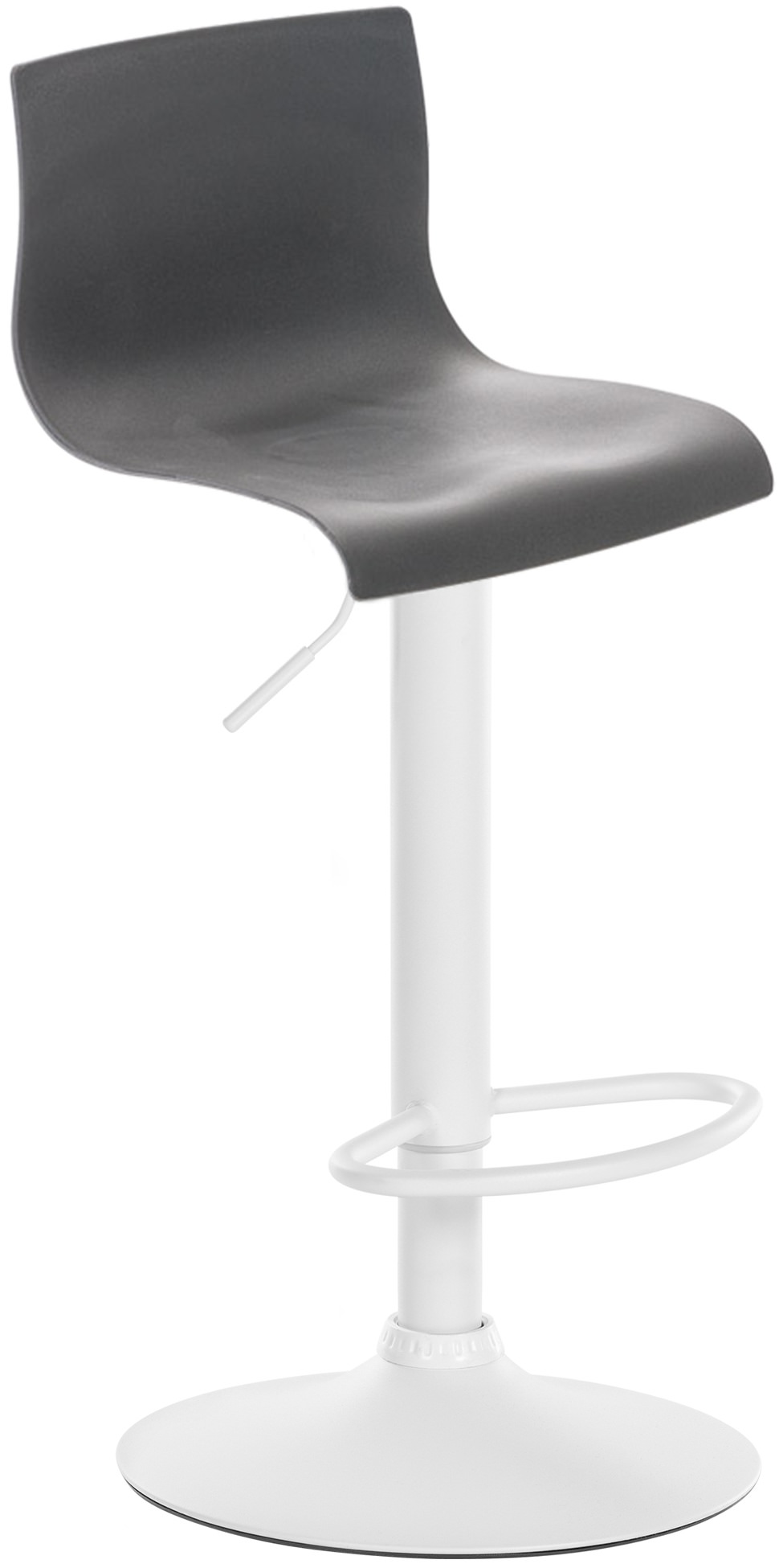 Tabouret de bar Hover Réglable en Hauteur Assise Plastique