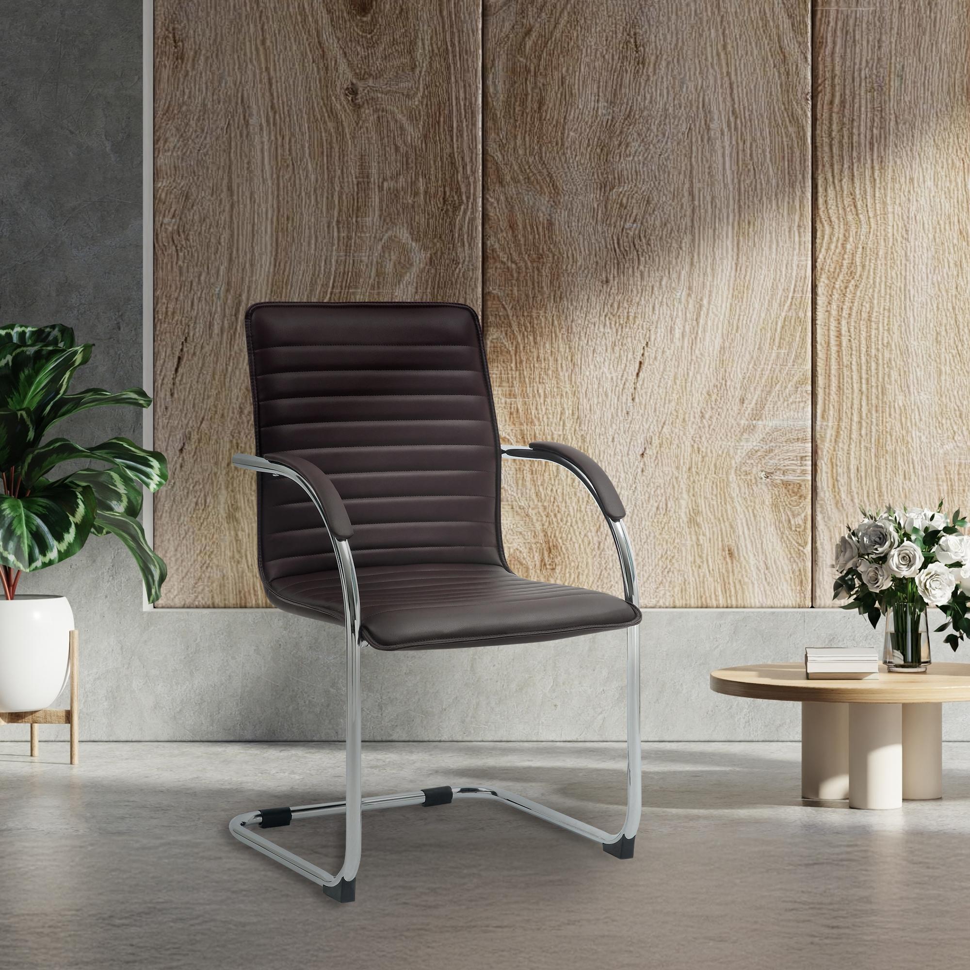 Chaise visiteur Tira similicuir