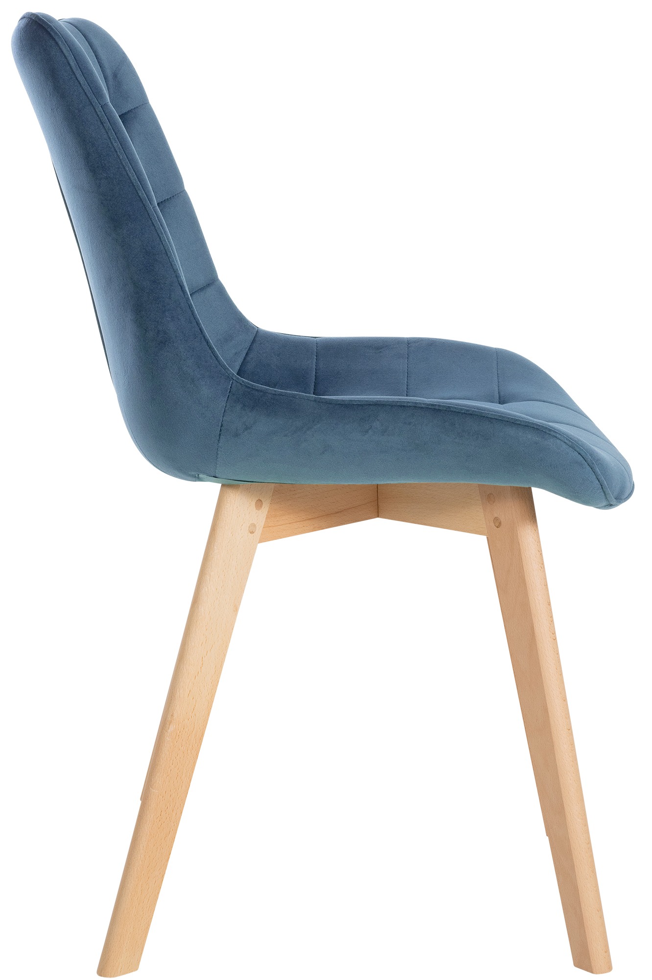 Lot de 2 chaises Brook velours