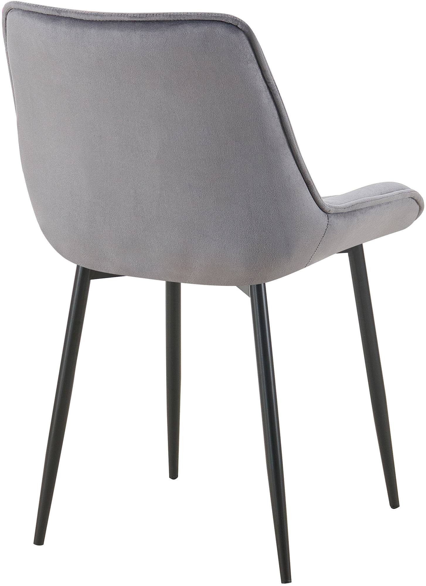 Lot de 2 chaises de salle à manger Wallace velours