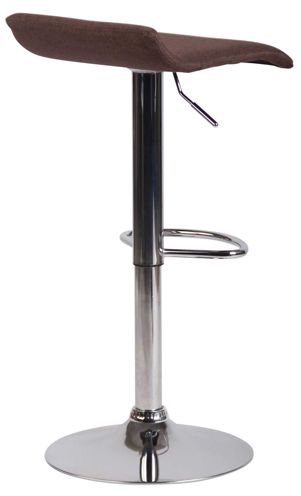 Tabouret de bar Dyn V2 tissu avec pied en métal