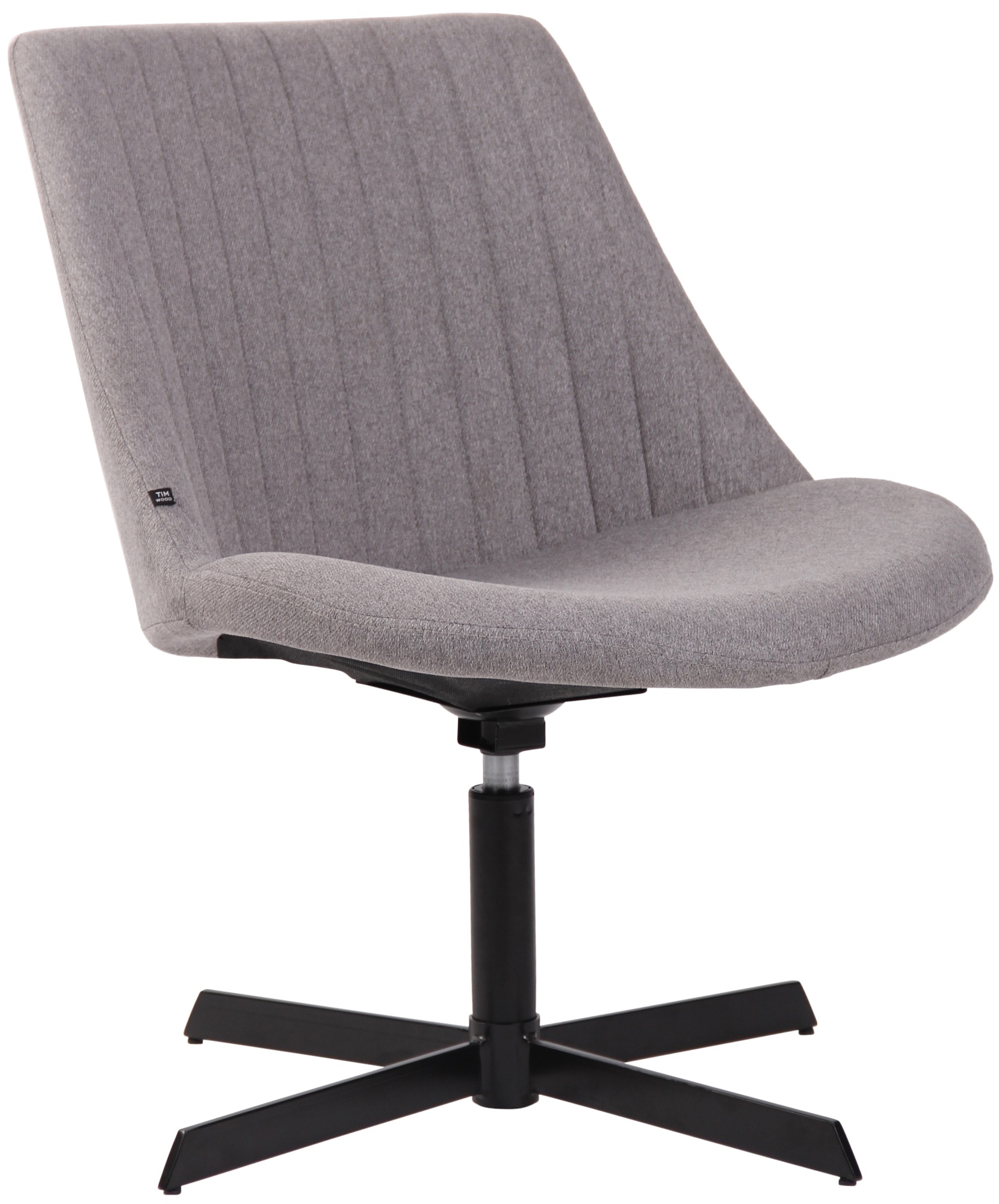 Chaise lounge Granby en Tissu avec Pied en métal