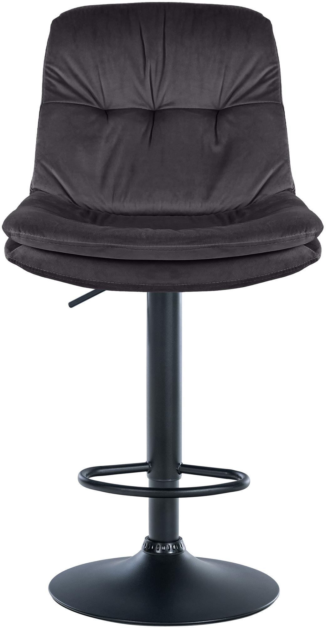 Tabouret de bar Laurel velours