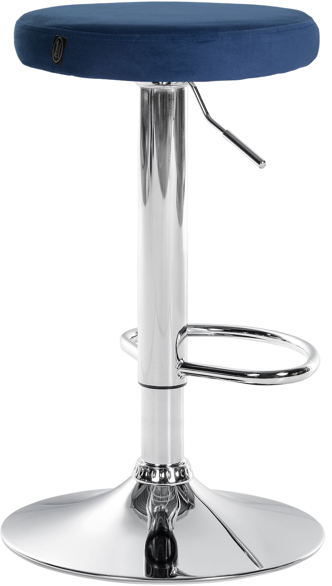 Lot de 2 tabourets de bar Ponte velours