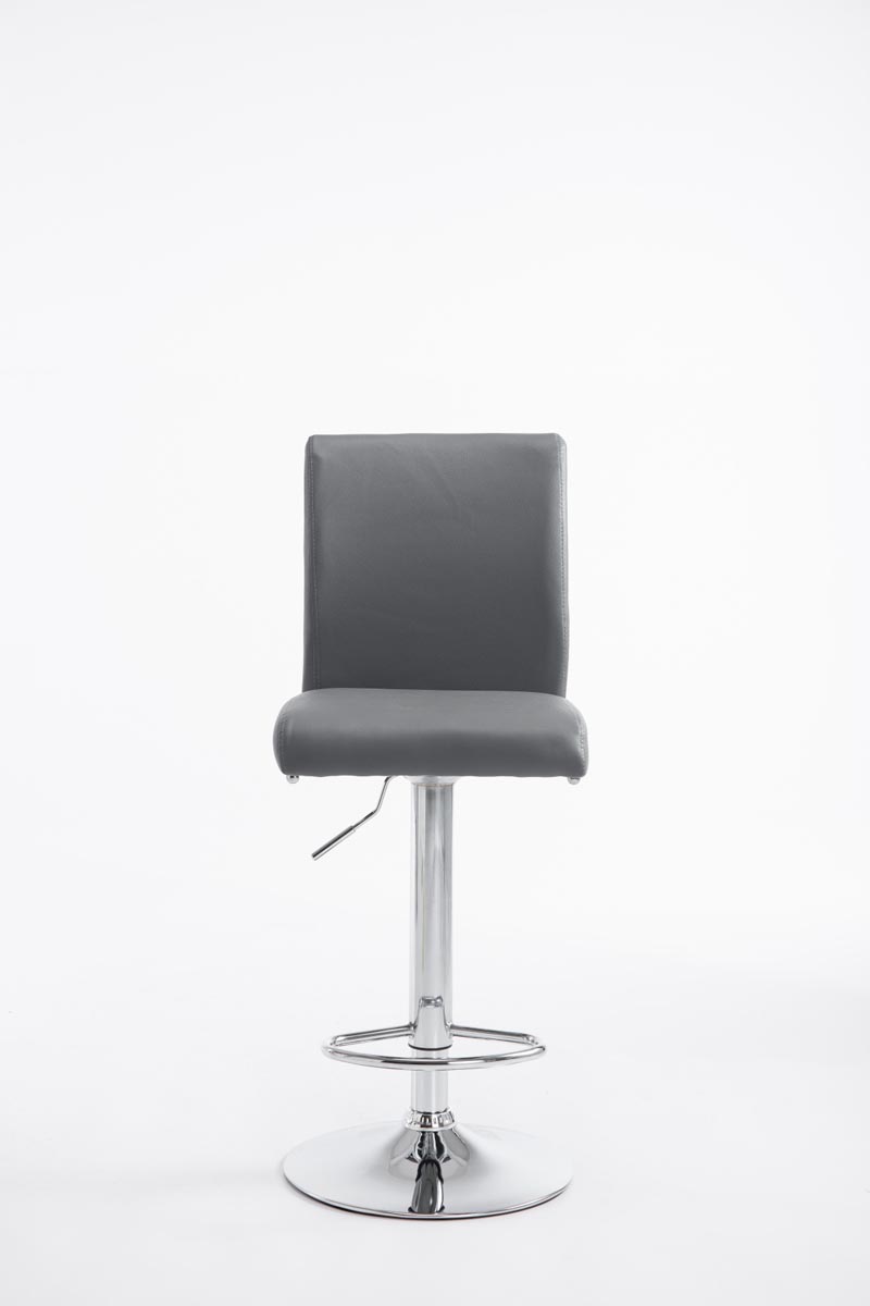 Tabouret de bar Köln en similicuir avec pied en métal