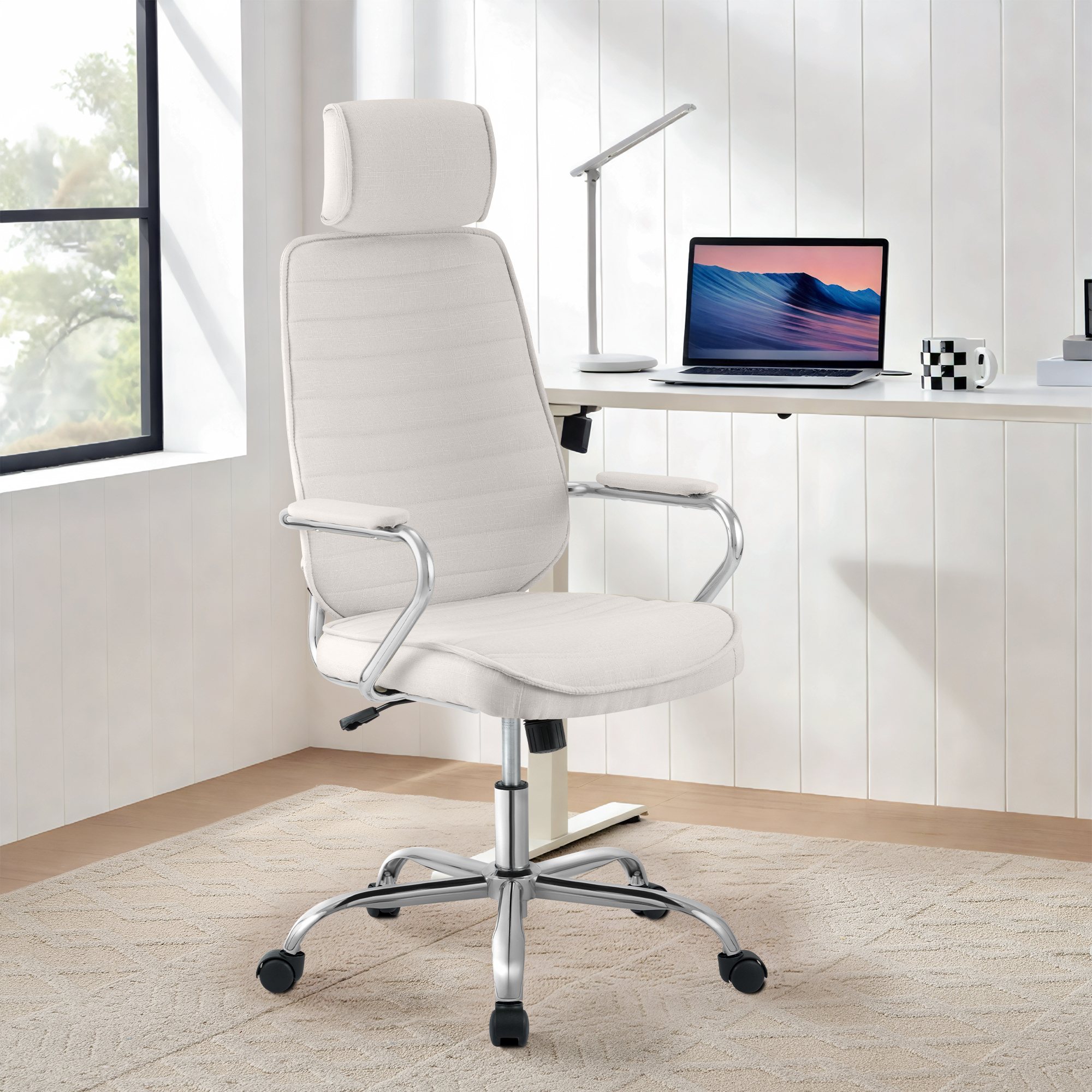 Chaise de bureau Rako Tissu