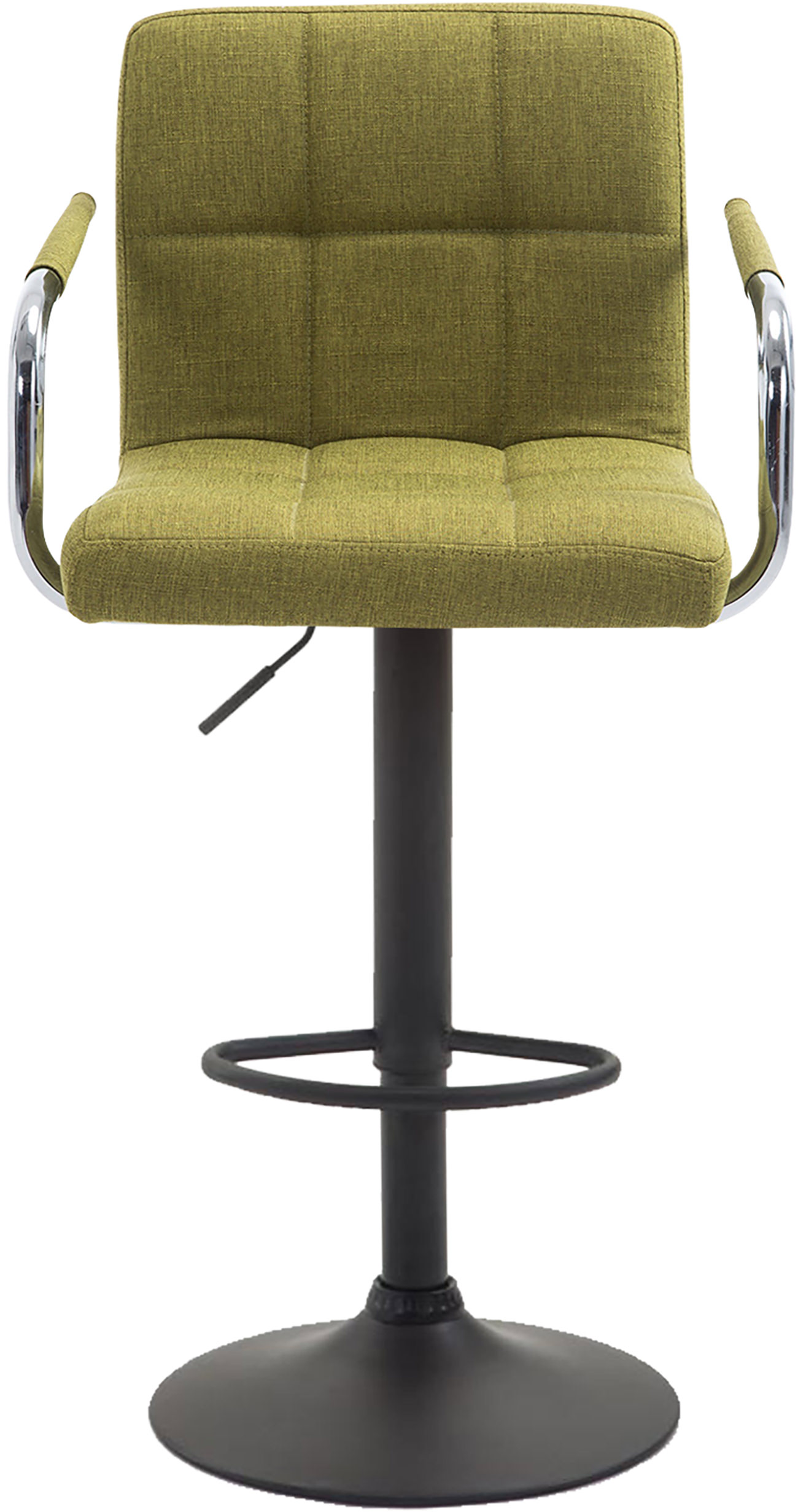 Tabouret de bar Lucy V2 en Tissu et piètement en Métal