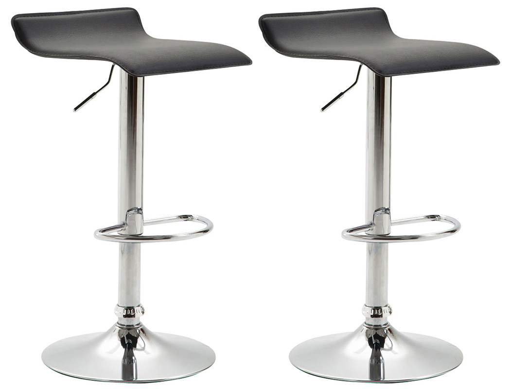 Lot de 2 tabourets de bar Dyn V2 Similicuir