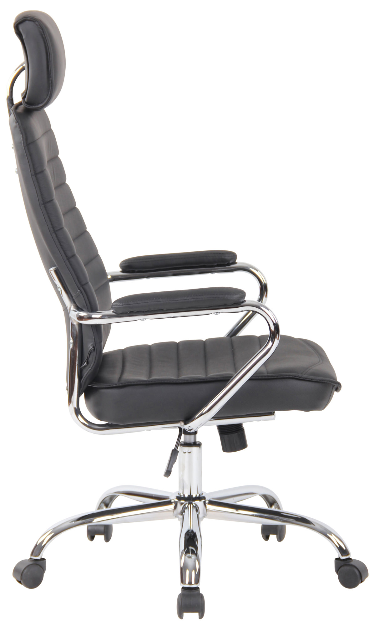 Fauteuil de bureau  Rako en véritable cuir ajustable et pivotant