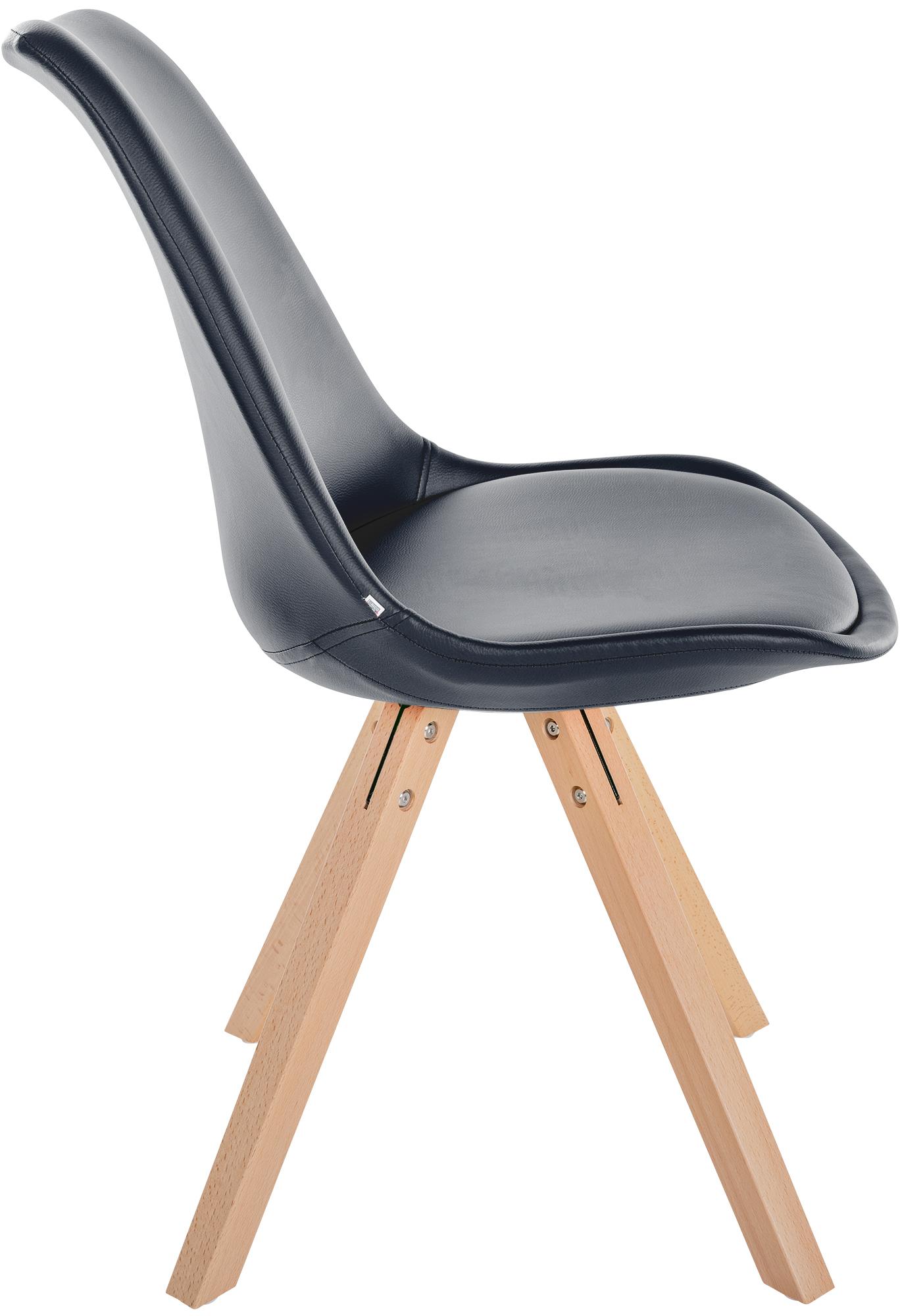 Lot de 4 chaises de salle à manger Sofia en Similicuir