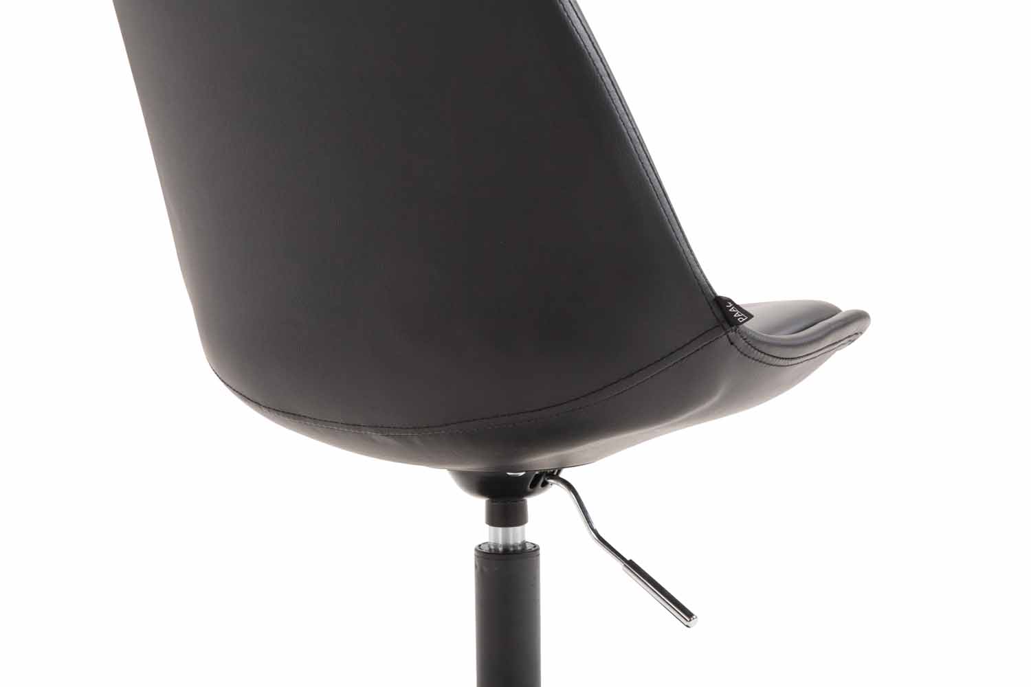 Chaise de salle à manger Maverick en similicuir avec pied trompette