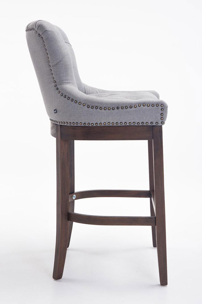 Lot de 2 Tabourets de Bar Lakewood en Tissu