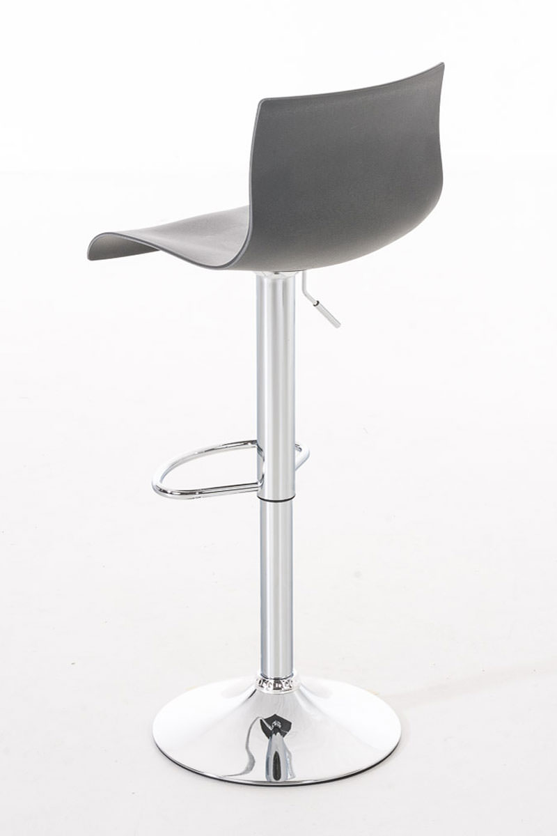 Lot de 2 tabouret de bar Hover Assise Plastique et Piètement Métal chromé