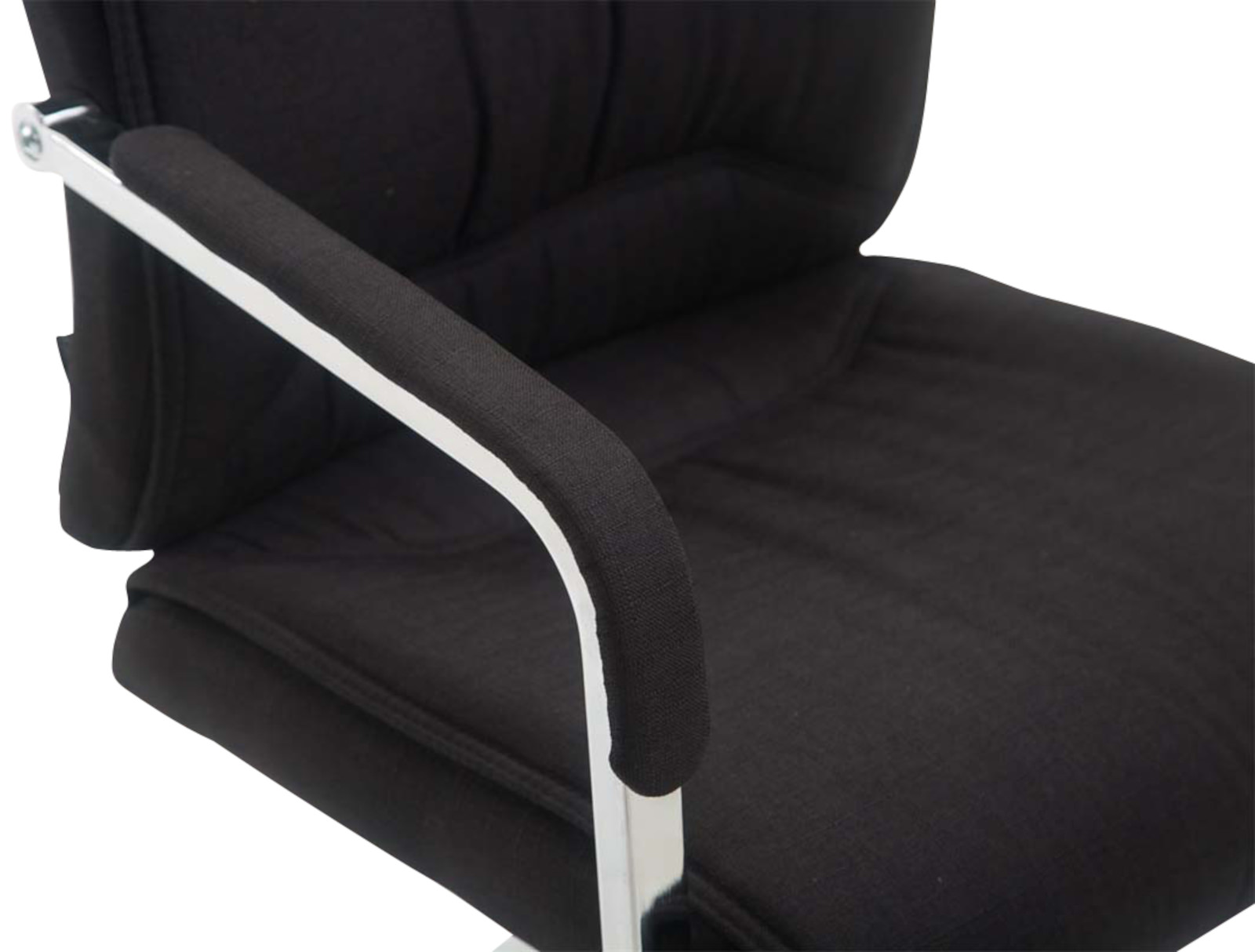 CLP Lot de 2 Chaises Cantilever XXL Anubis en Tissu avec accoudoirs