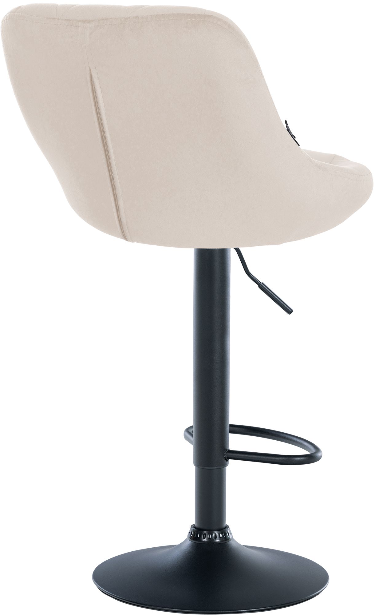 Lot de 2 tabourets de bar Lazio velours