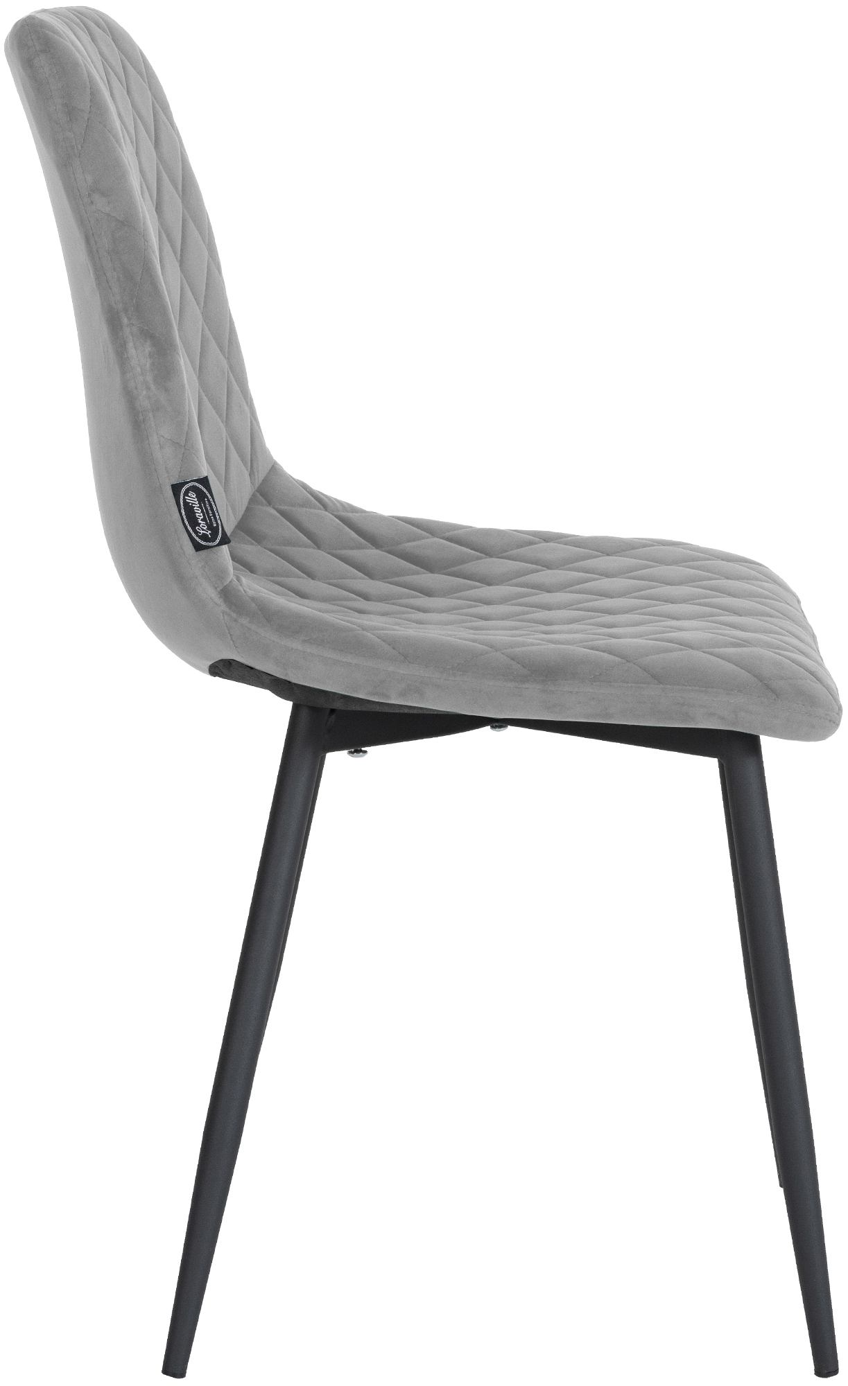 Chaise de salle à manger Telde velours