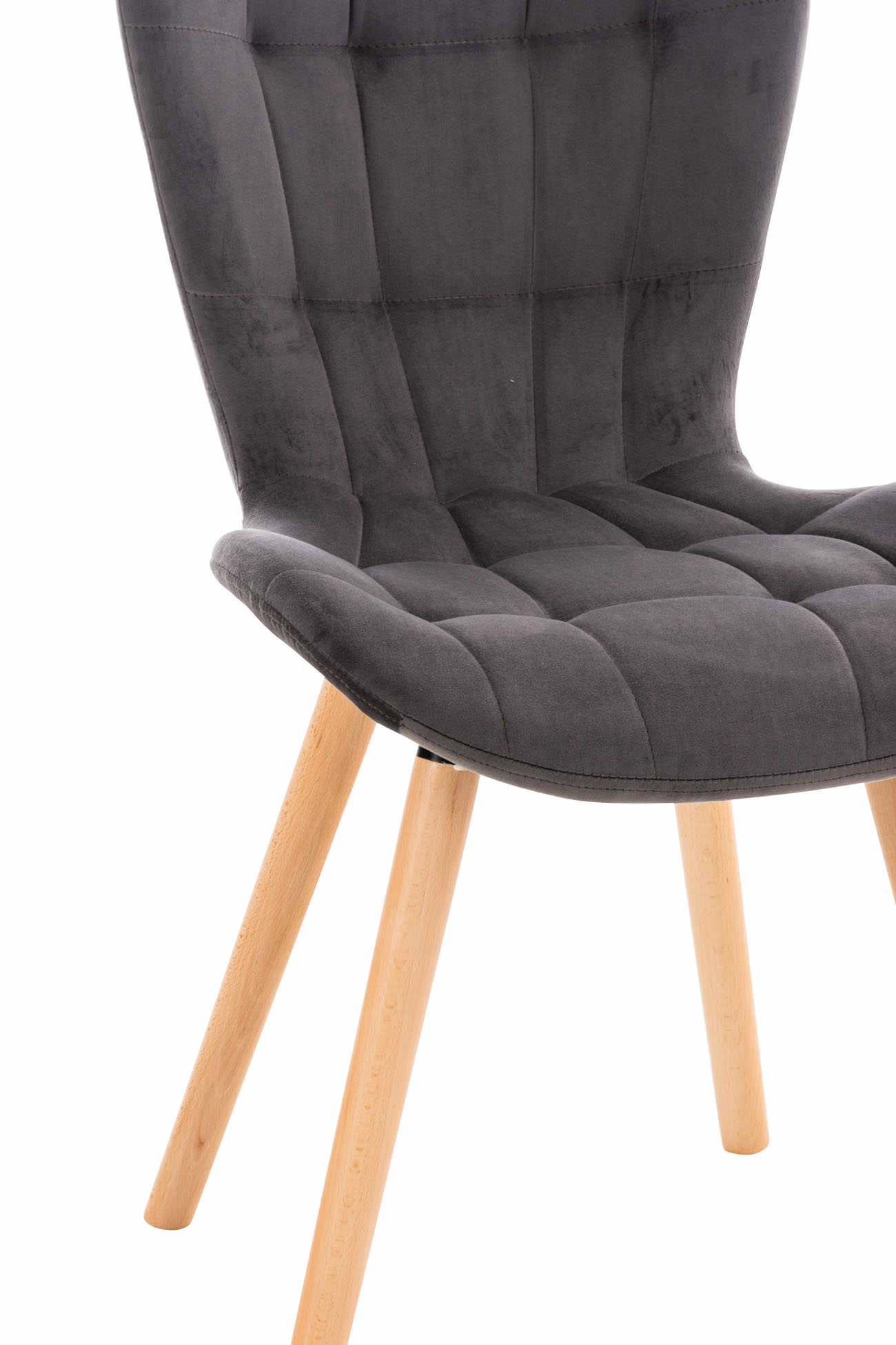 Chaise de table à manger Elda Velours