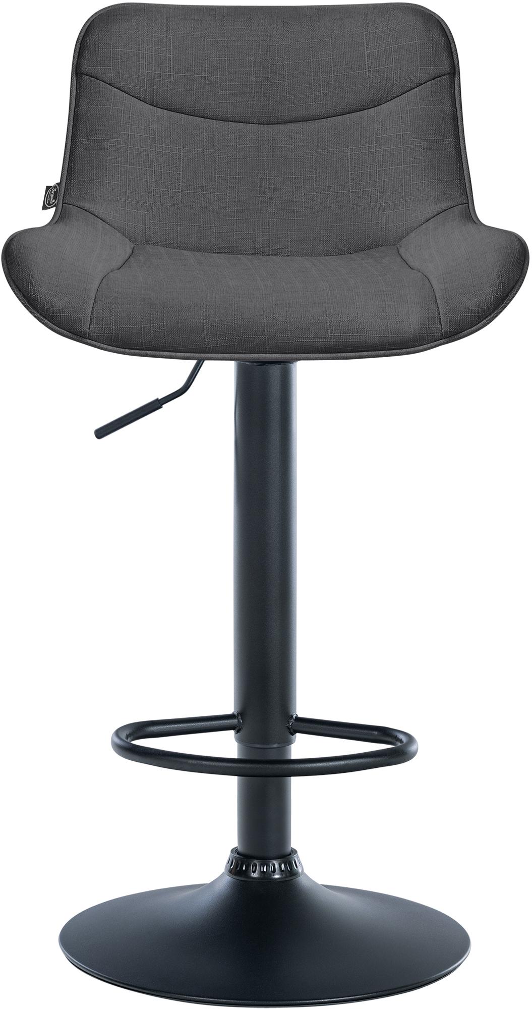 Lot de 2 tabourets de bar Vonore tissu