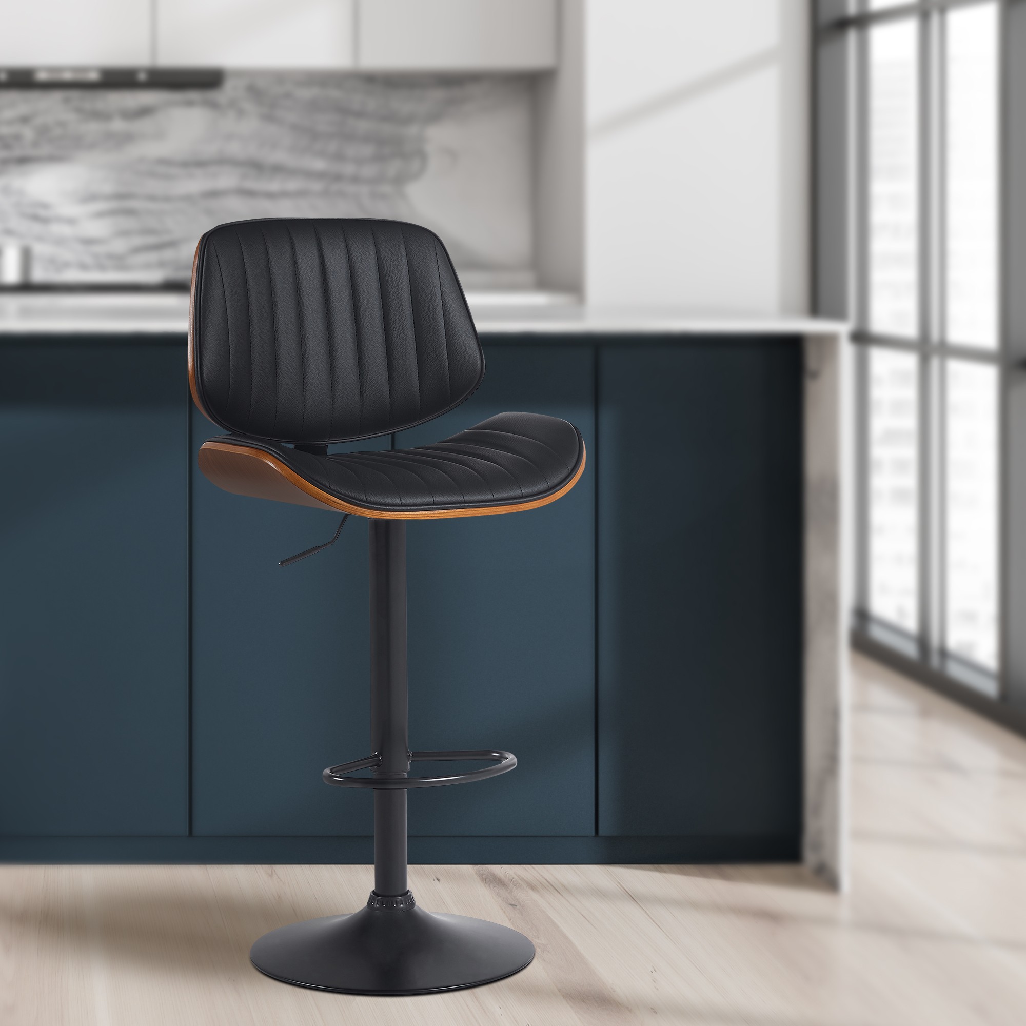 Tabouret de bar Clawson similicuir