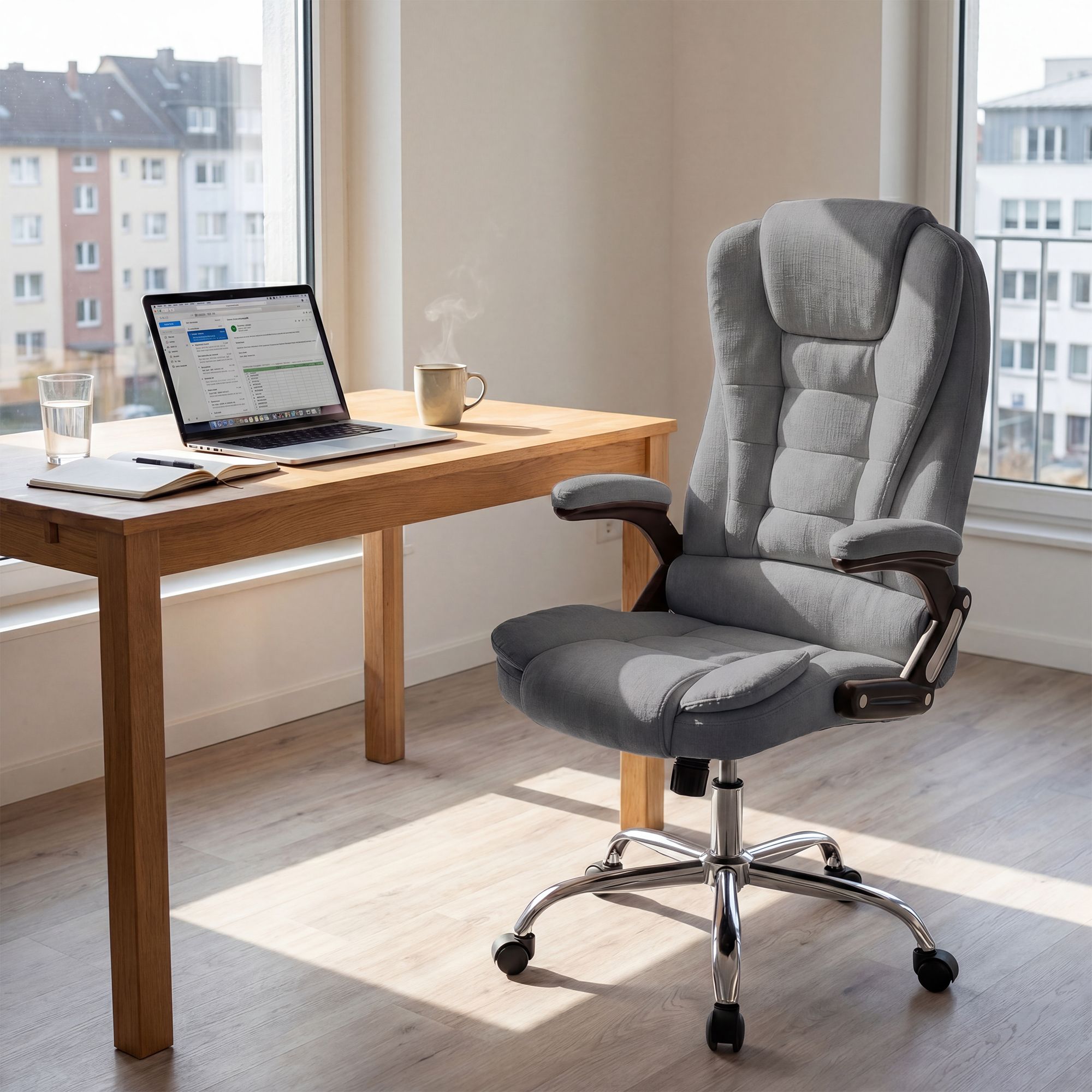 Chaise de bureau Thor Tissu
