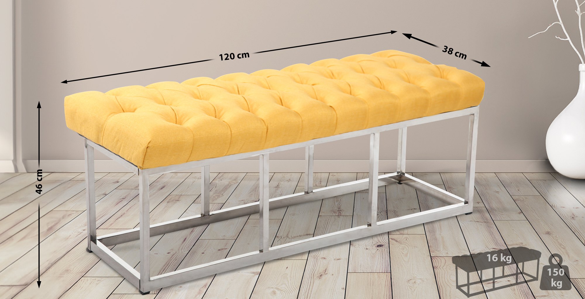 Banc Amun E en tissu