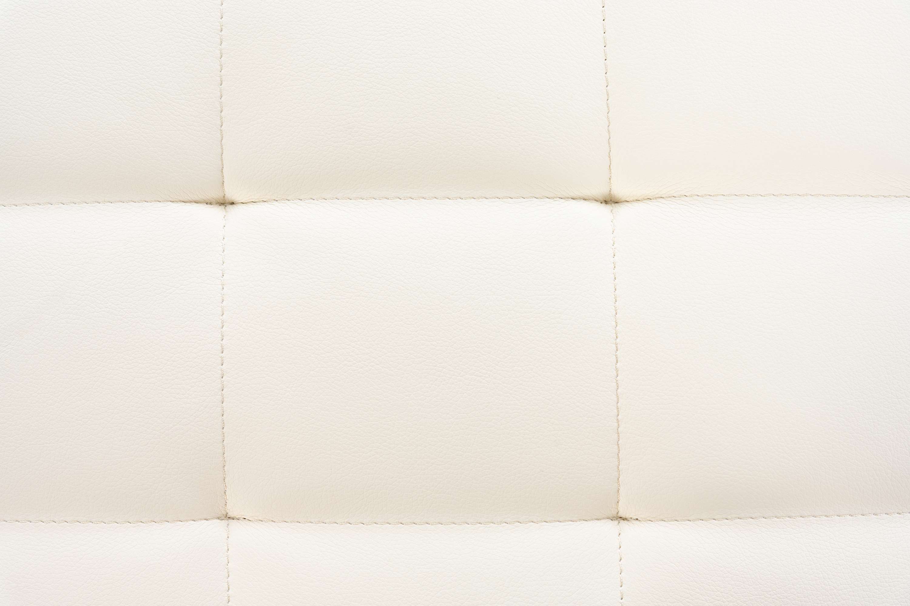Lot de 2 tabourets bas Barci en similicuir