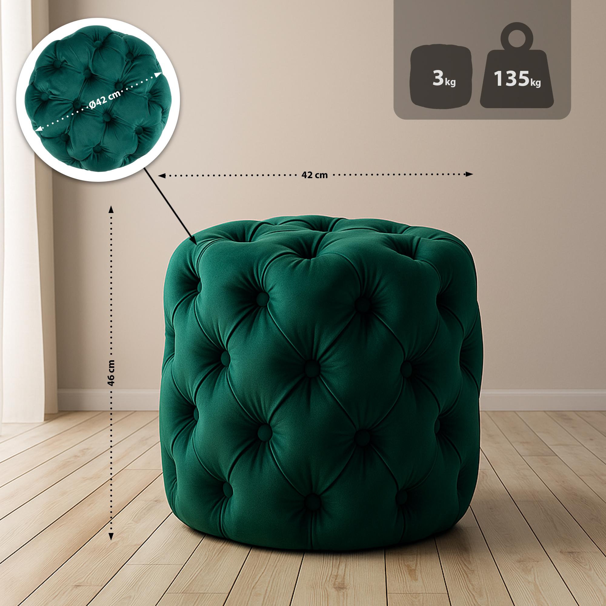 Tabouret Drancy Velours