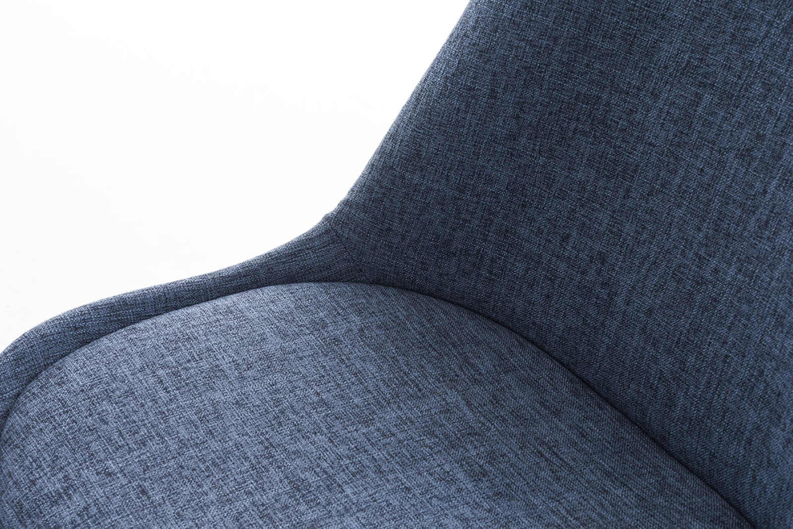 Chaise Pegleg Tissu pieds carré