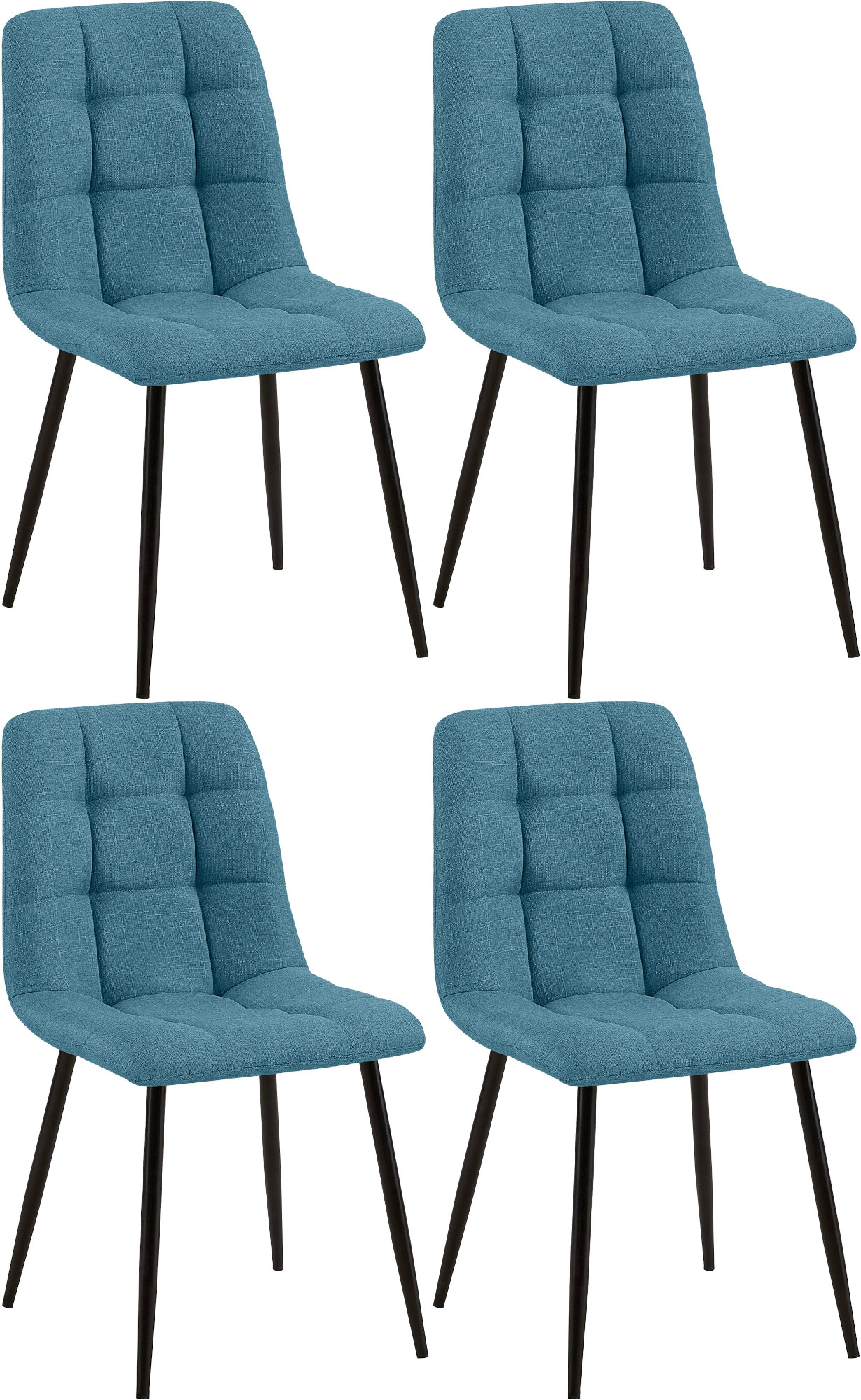 Lot de 4 chaises de salle à manger Tilde