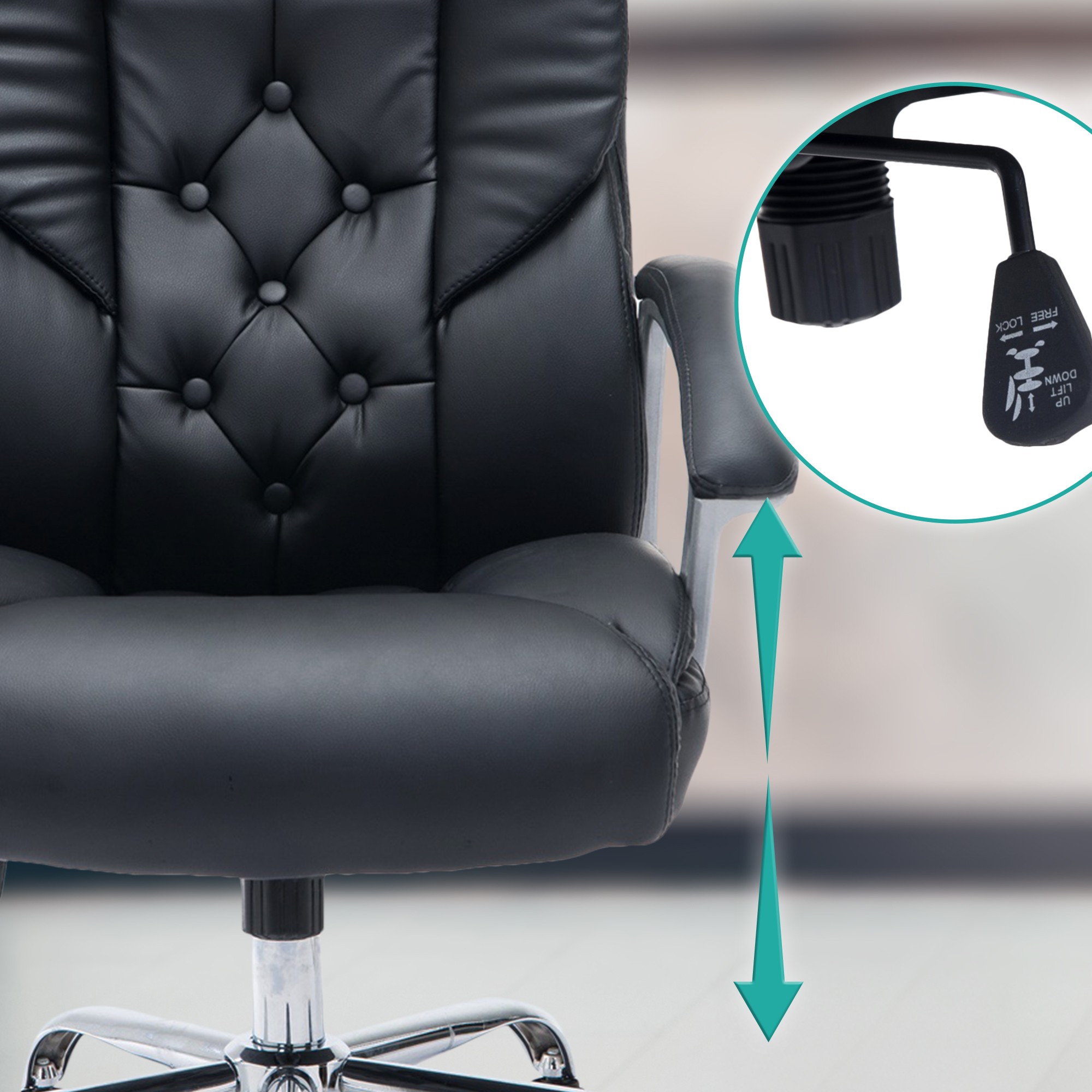 Chaise de bureau XXL Rodeo