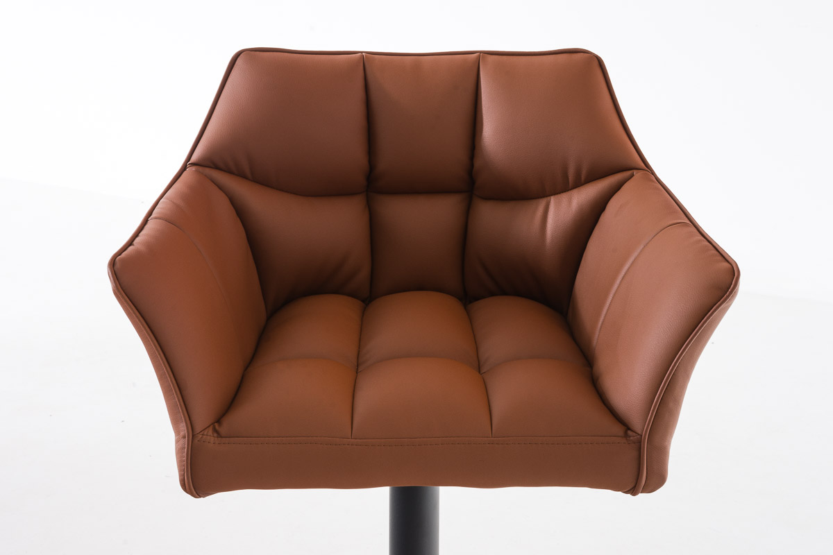 Tabouret de bar Damaso avec revetement en similicuir