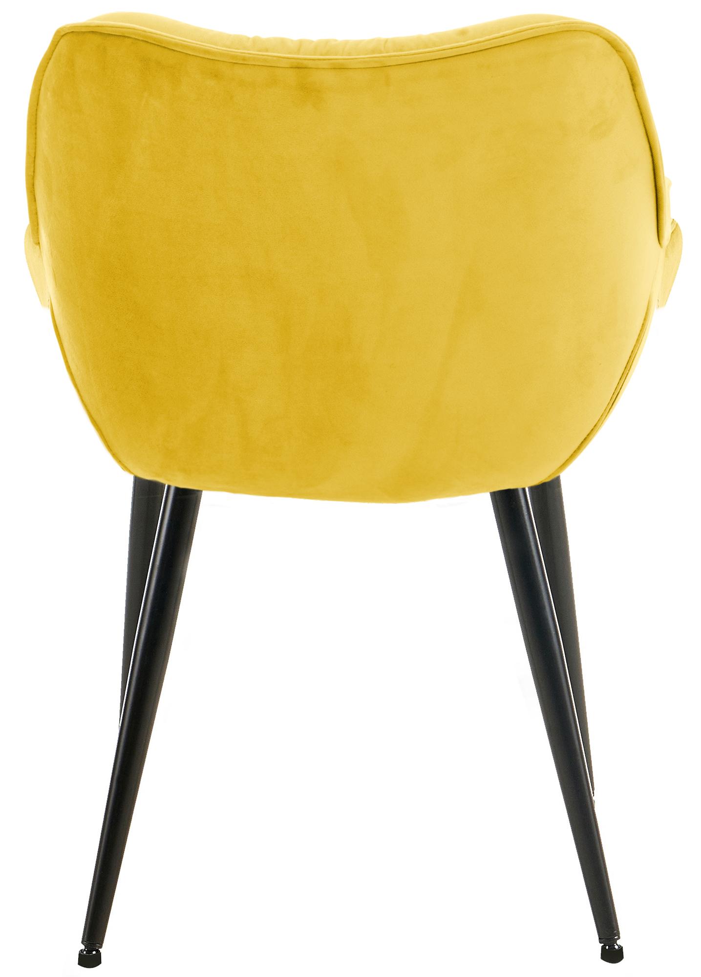 Lot de 2 chaises Tanna velours